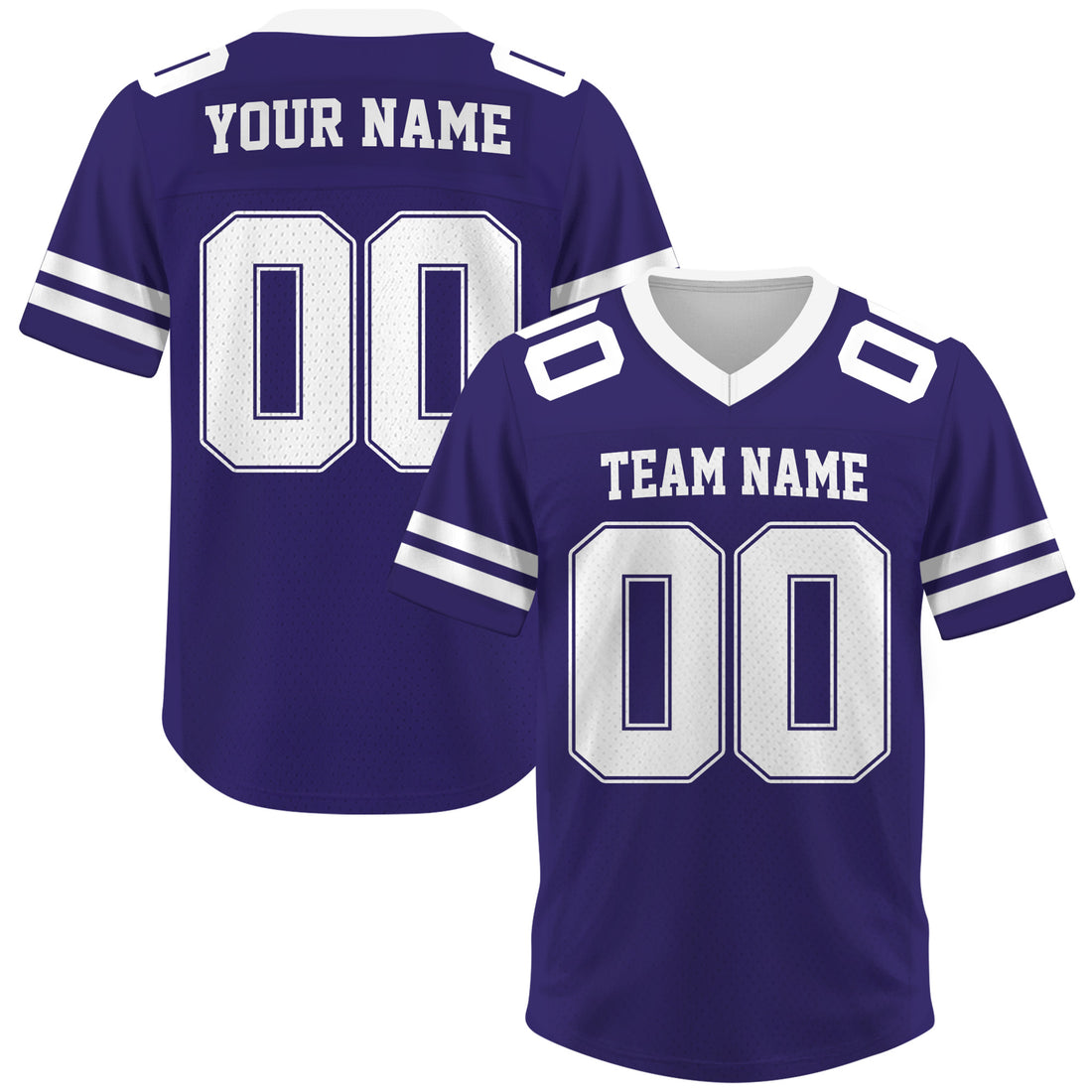 Custom Dark Purple Football Jersey, Personalized Name Number Logo Football Jersey for Men Women