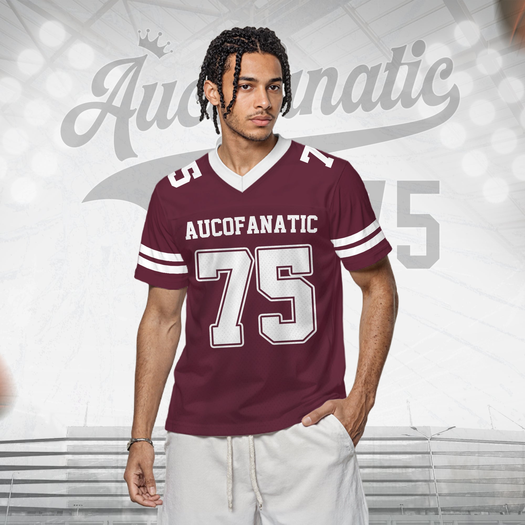 Custom Maroon Football Jersey, Personalized Name Number Logo Football Jersey for Men Women