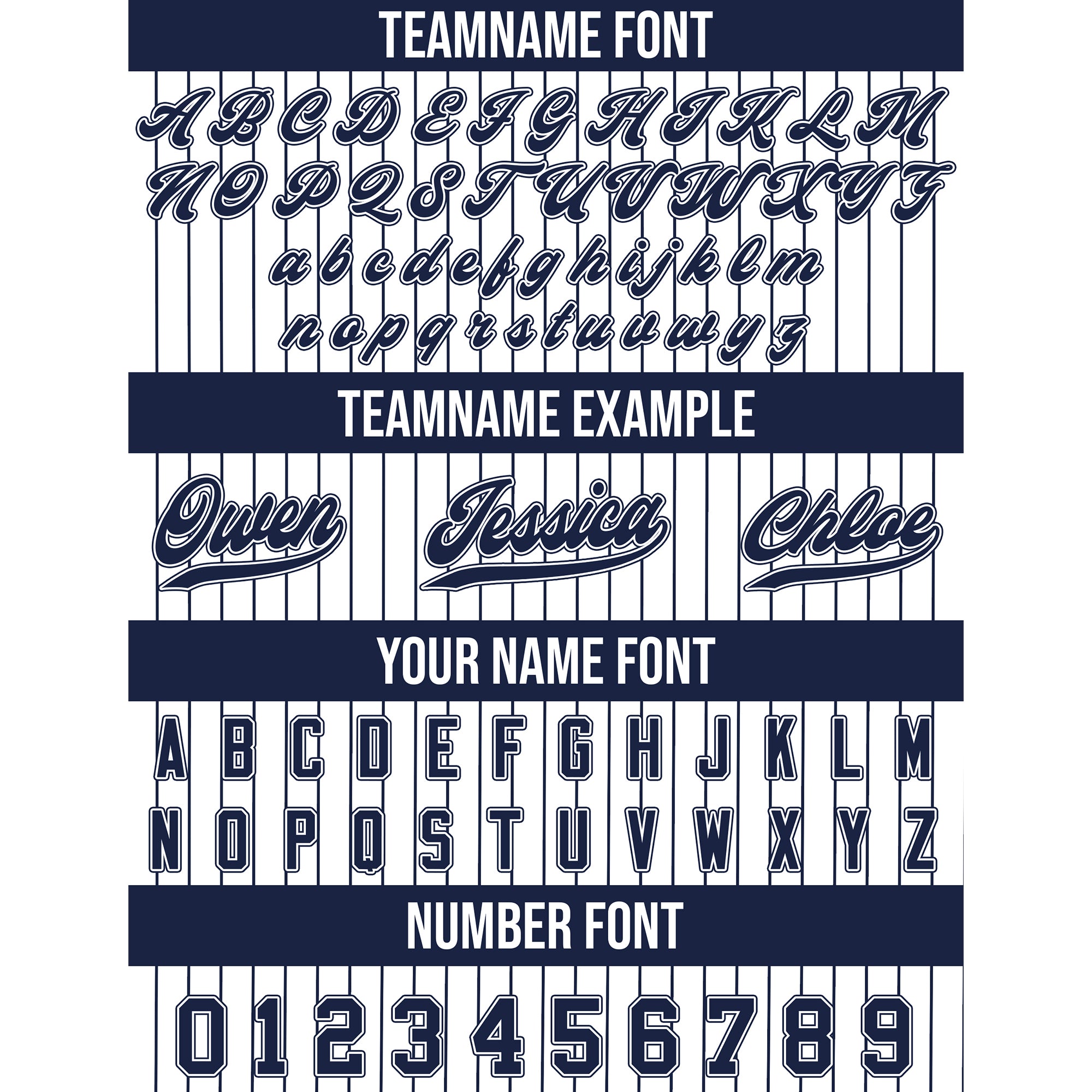 Custom White Navy Striped Baseball Jersey, Jerseys Shirt for Men Women Youth Kid