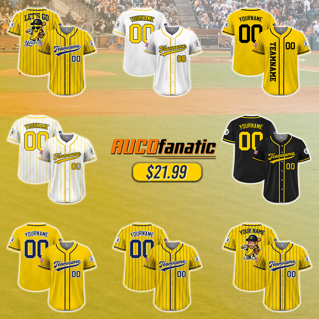 Design Your Own Savannah Bananas Inspired Youth Jersey | 100% Custom