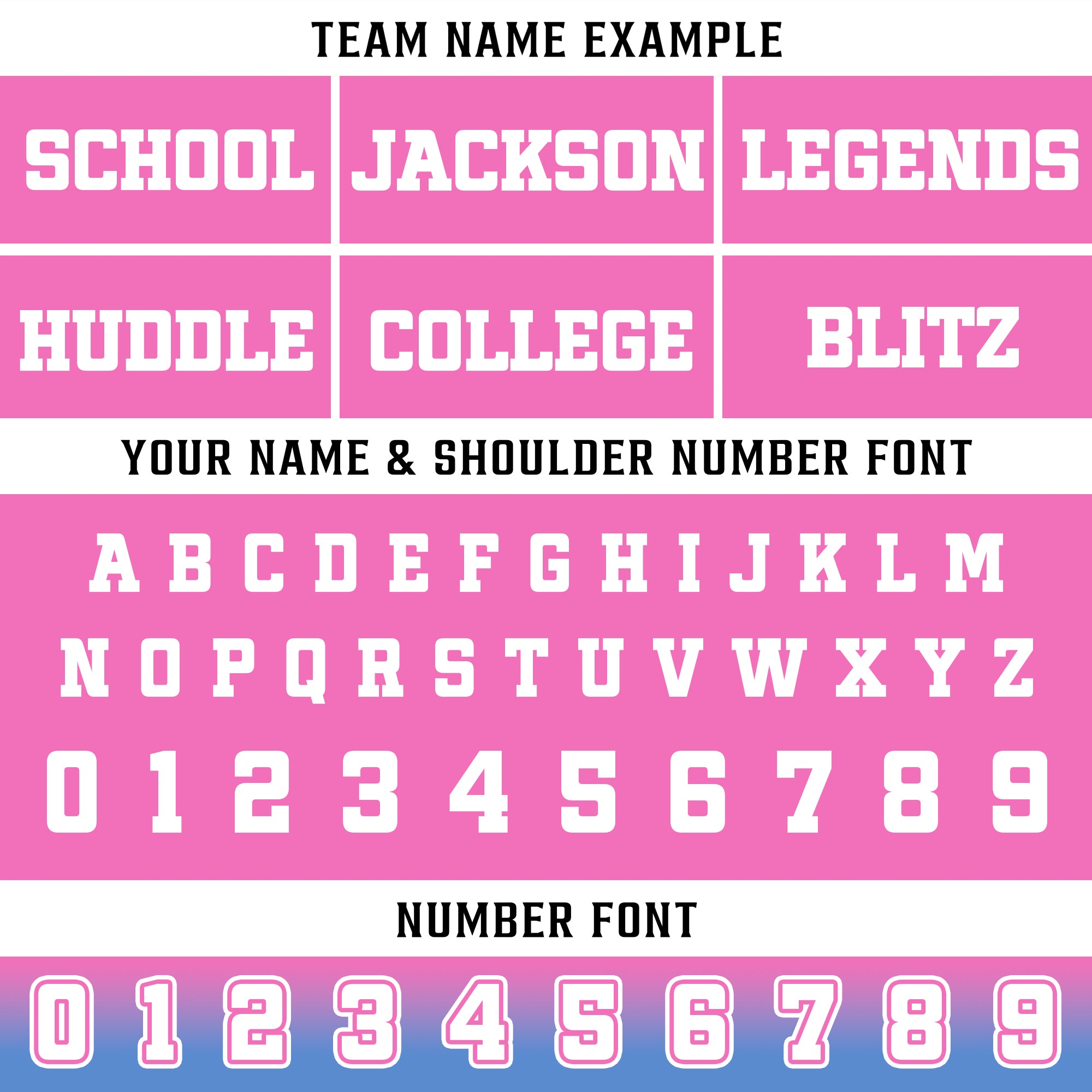 Custom Pink Light Blue Gradient Football Jersey, Personalized Team Name Number Football Jersey for Men Women Youth