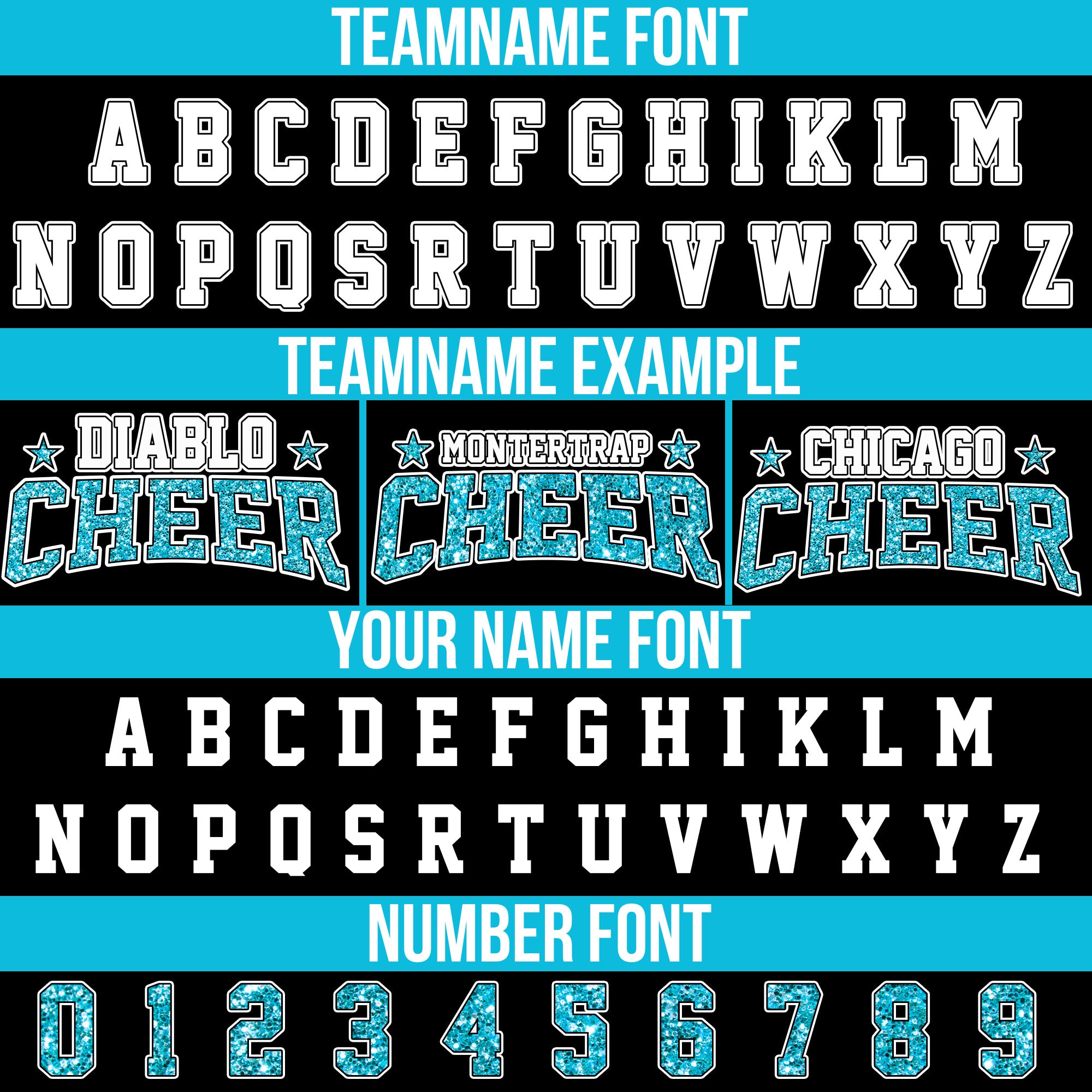 Custom Black Teal Glitter Cheer Baseball Jersey for Adult Kid, Personalized Name Ribbon Baseball Jersey for Cheer Leader Team