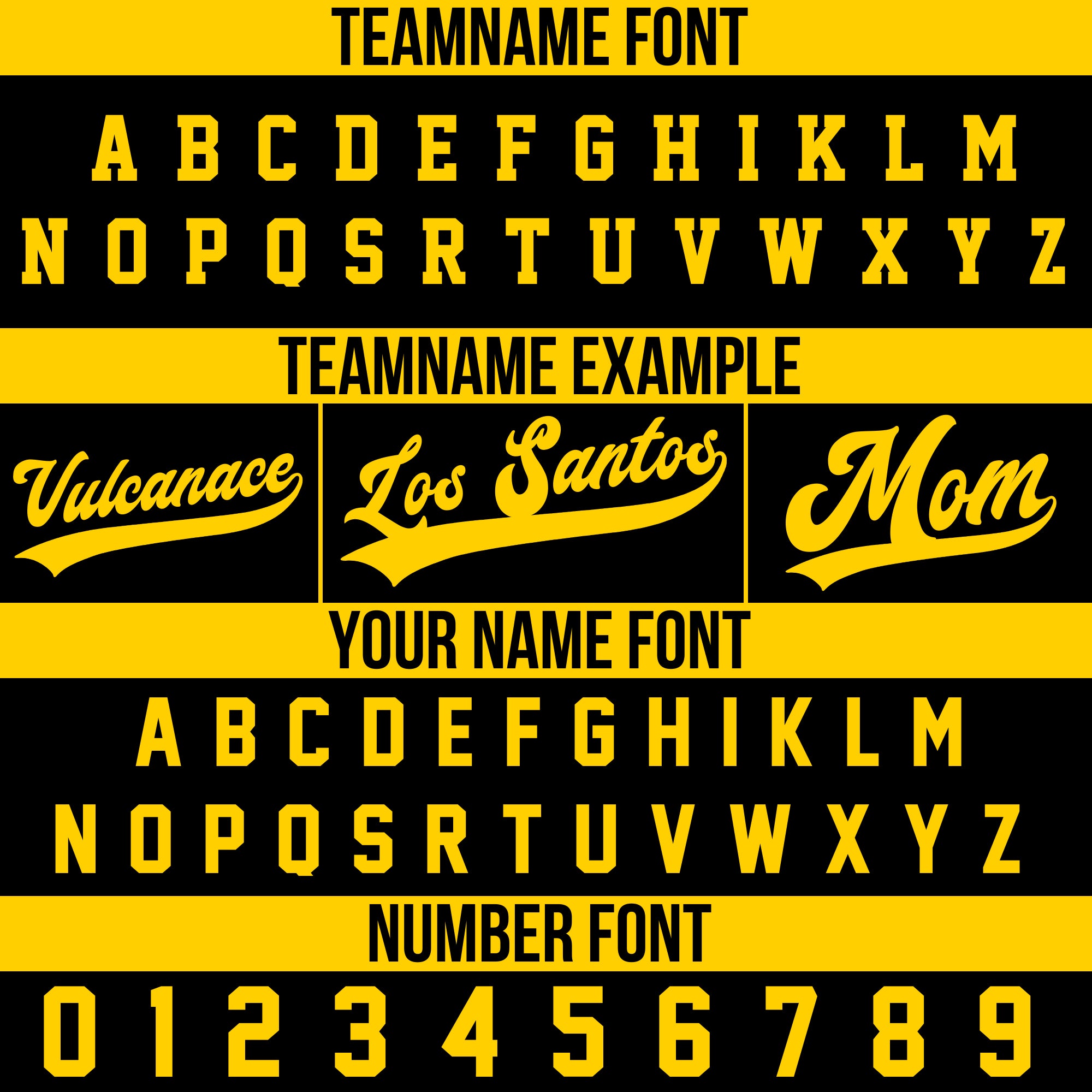Custom Black and Yellow Baseball Jersey, Personalized Team Uniforms for Men, Women & Youth Fans
