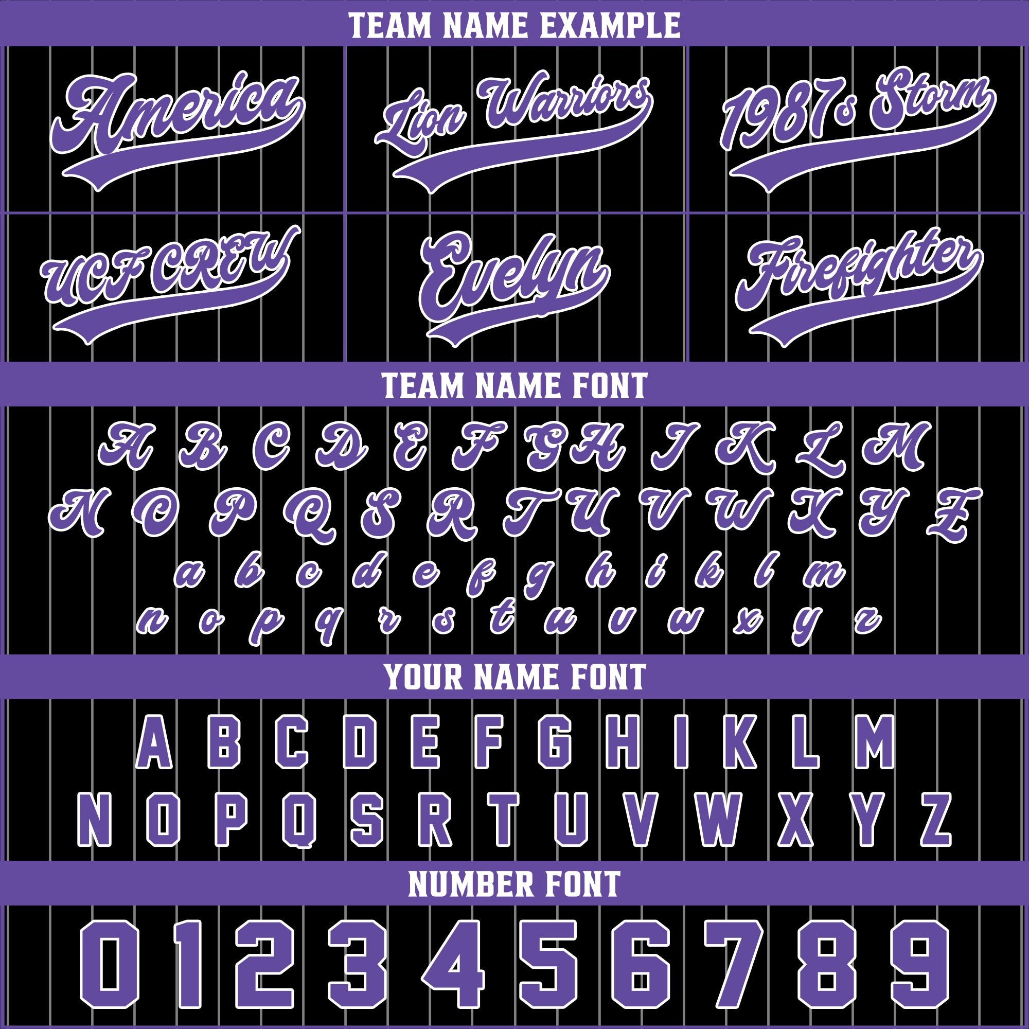 Custom Black and Purple Pinstripe Baseball Jersey, Custom Baseball Jersey for Men Women Youth Kid