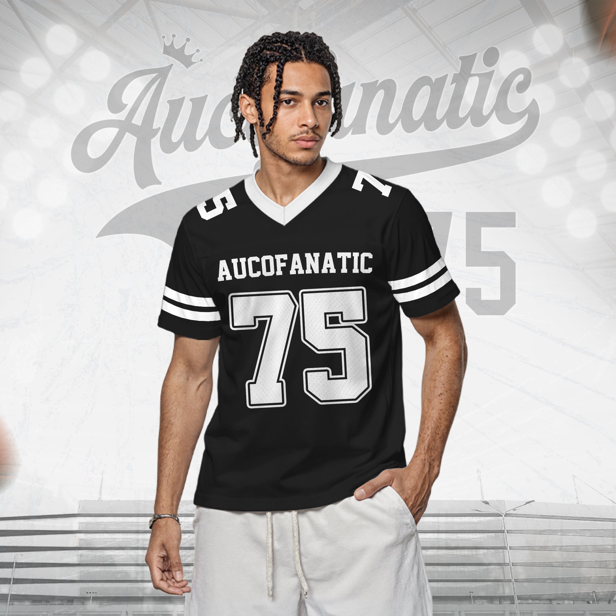 Custom Black Football Jersey, Personalized Football Jersey Shirt For Adult Kid