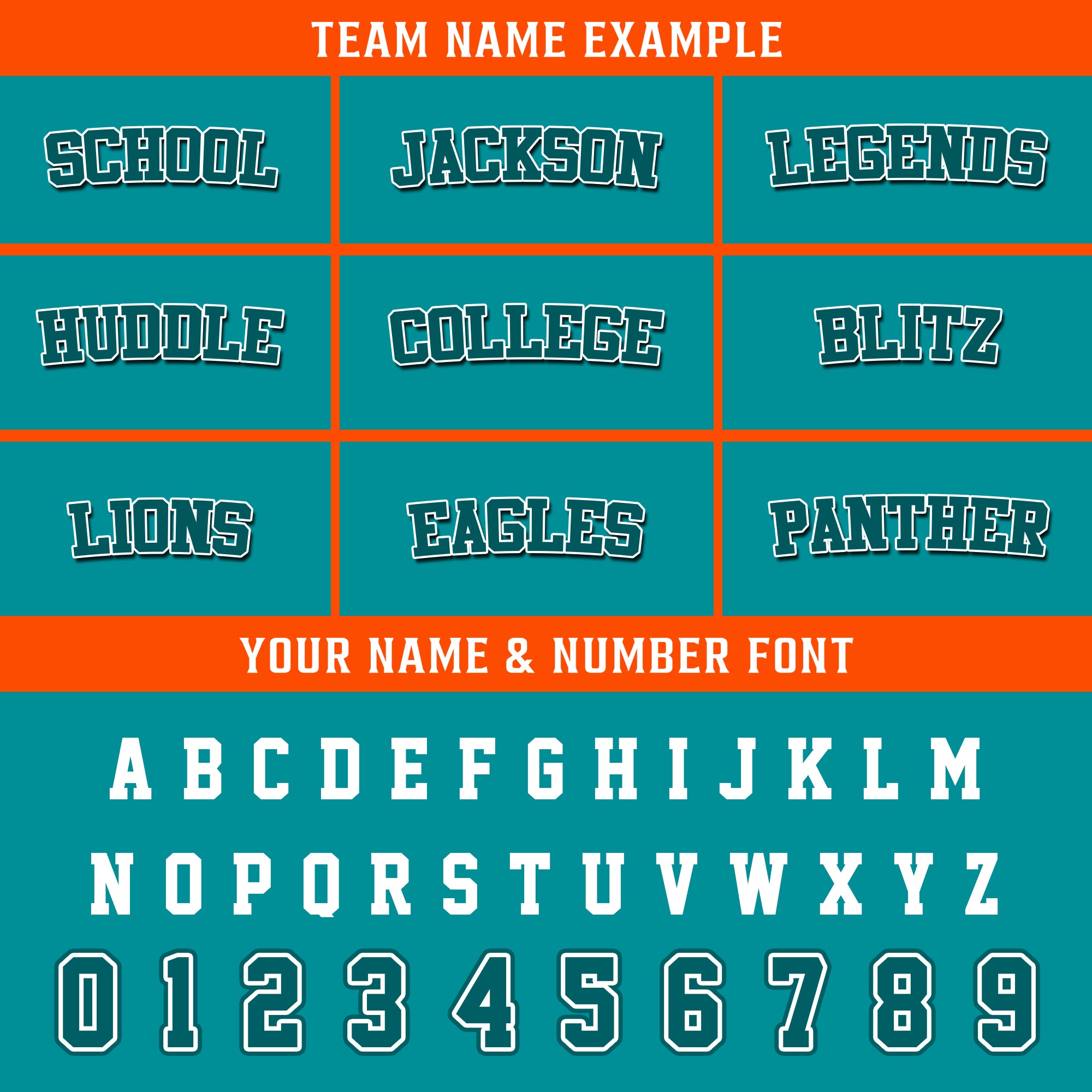 Custom Aqua Orange Chess Pattern Football Jersey, Gift For Fan Football Team Shirt