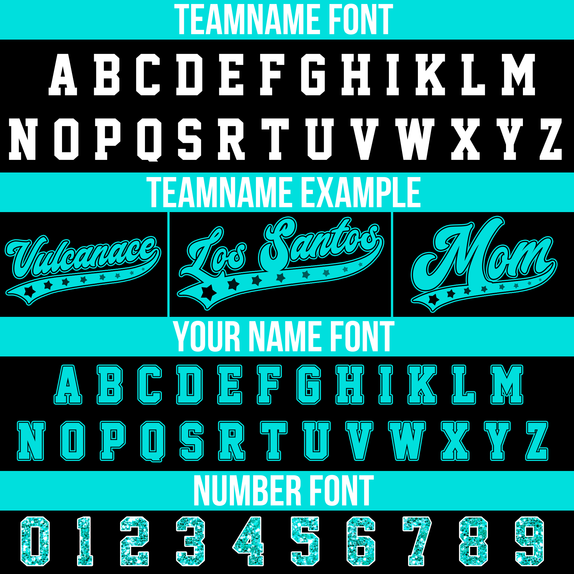 Custom Black Aqua Glitter Cheer Baseball Jersey, Custom Cheer Uniform Apparel for Youth & Adult Squads
