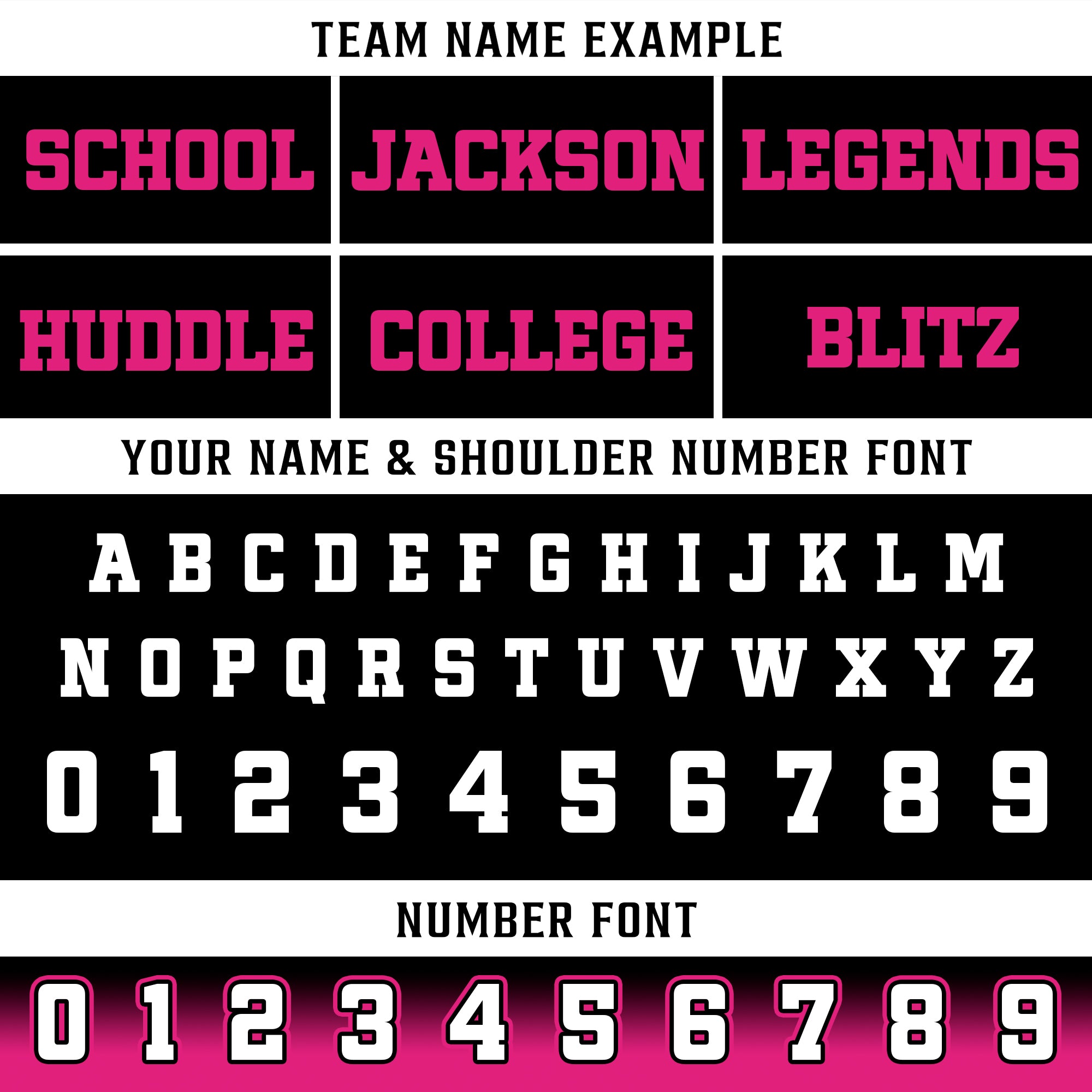Custom Black Pink Gradient Football Jersey, Personalized Team Name Number Football Jersey for Men Women Youth