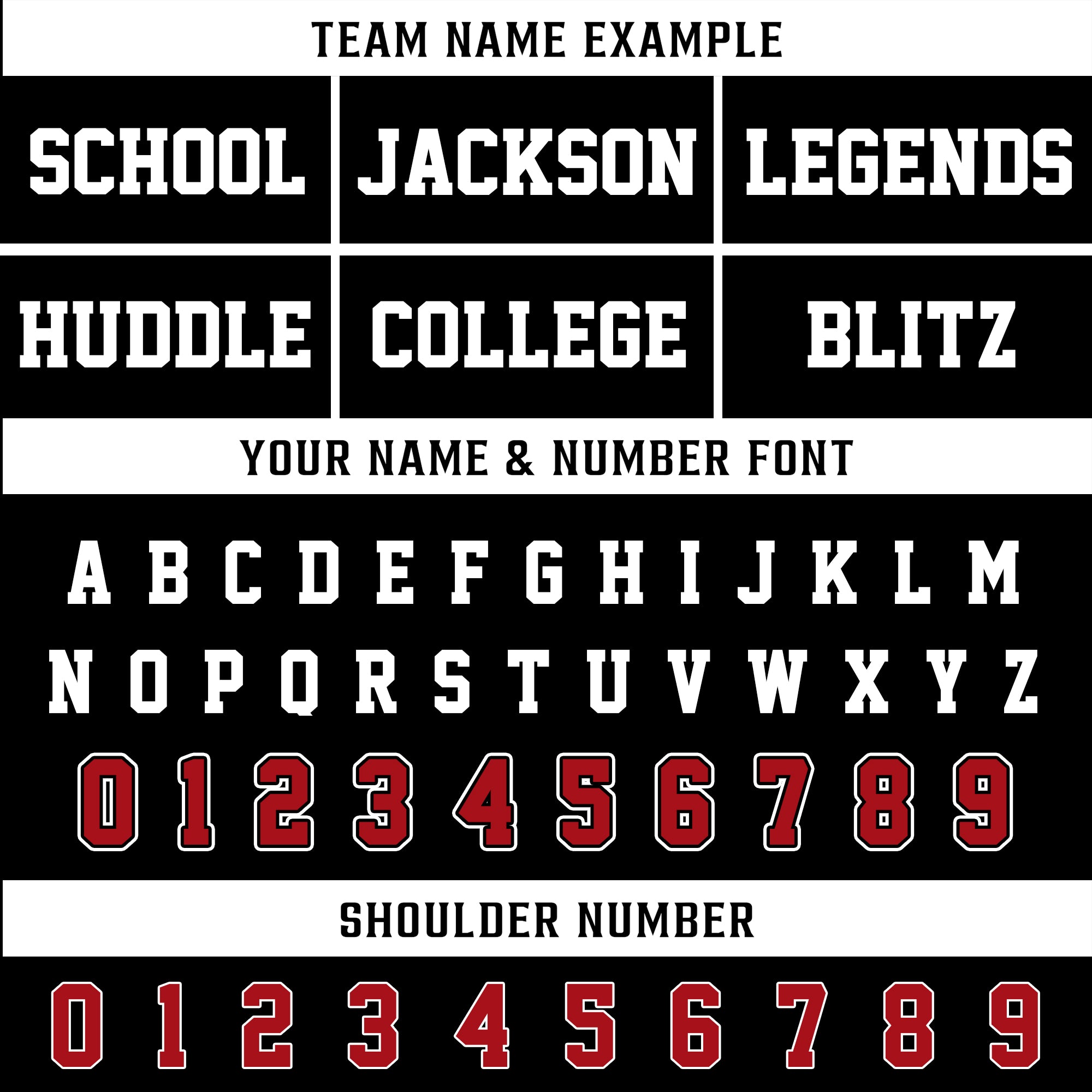 Custom Black and Red Football Jersey, Personalized Football Jersey Shirt For Adult Kid