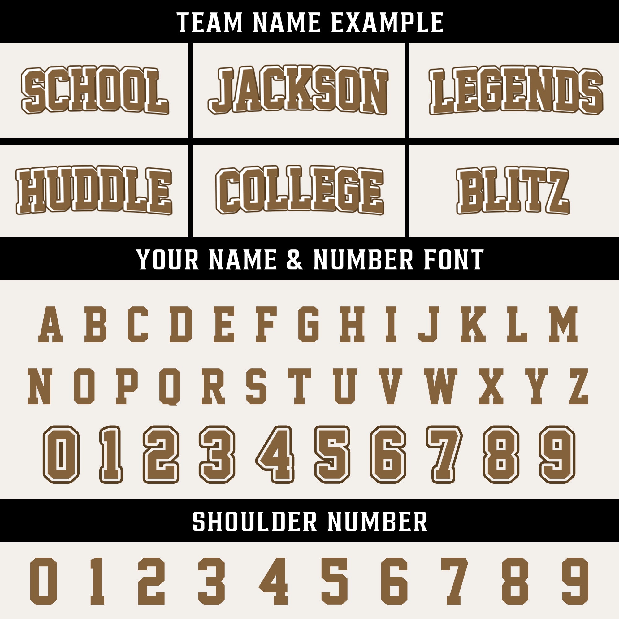 Custom Cream Brown Football Jersey, Personalized Team Name Number Football Jersey for Men Women Youth