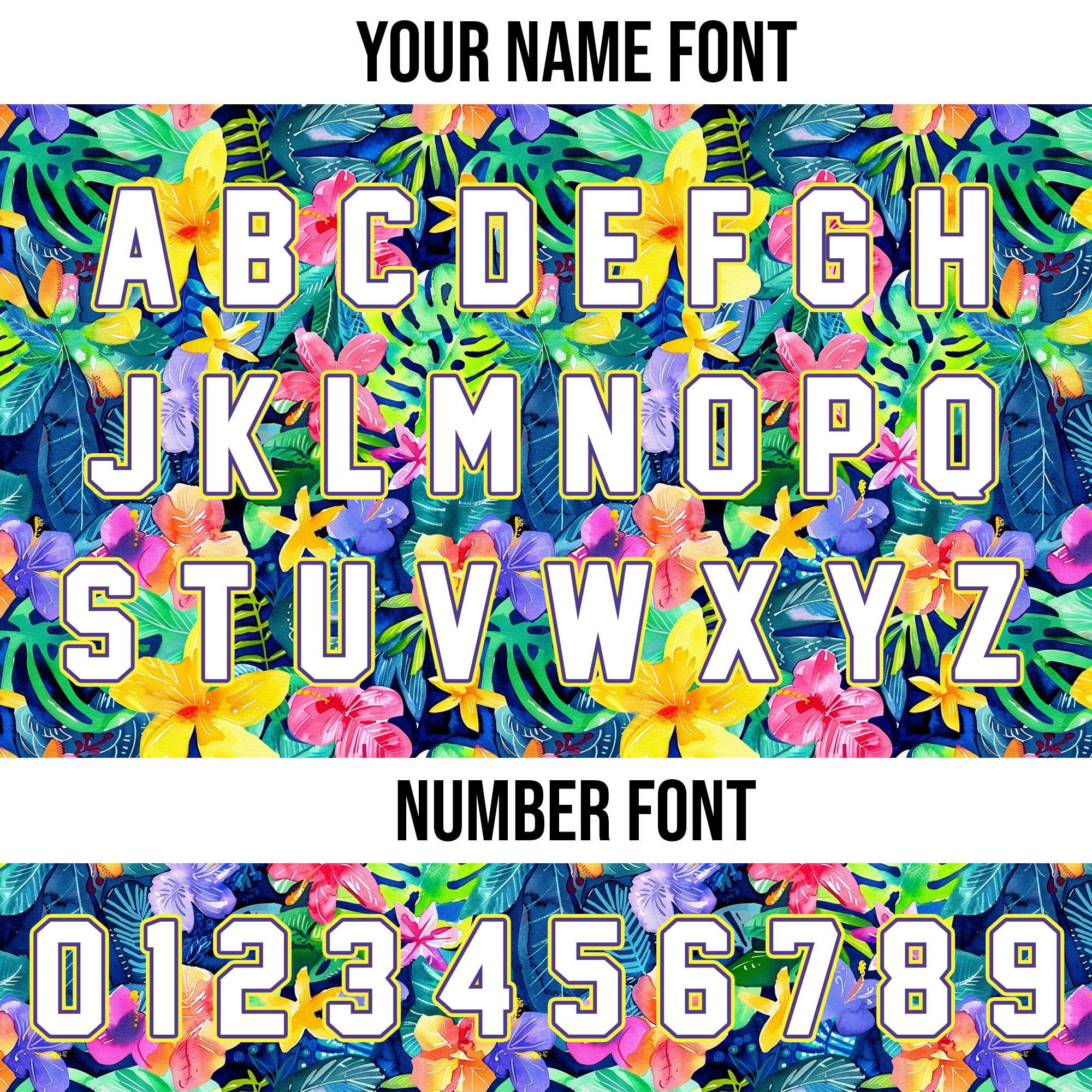 Custom Face Photo Vibrant Floral Hawaiian Baseball Jersey