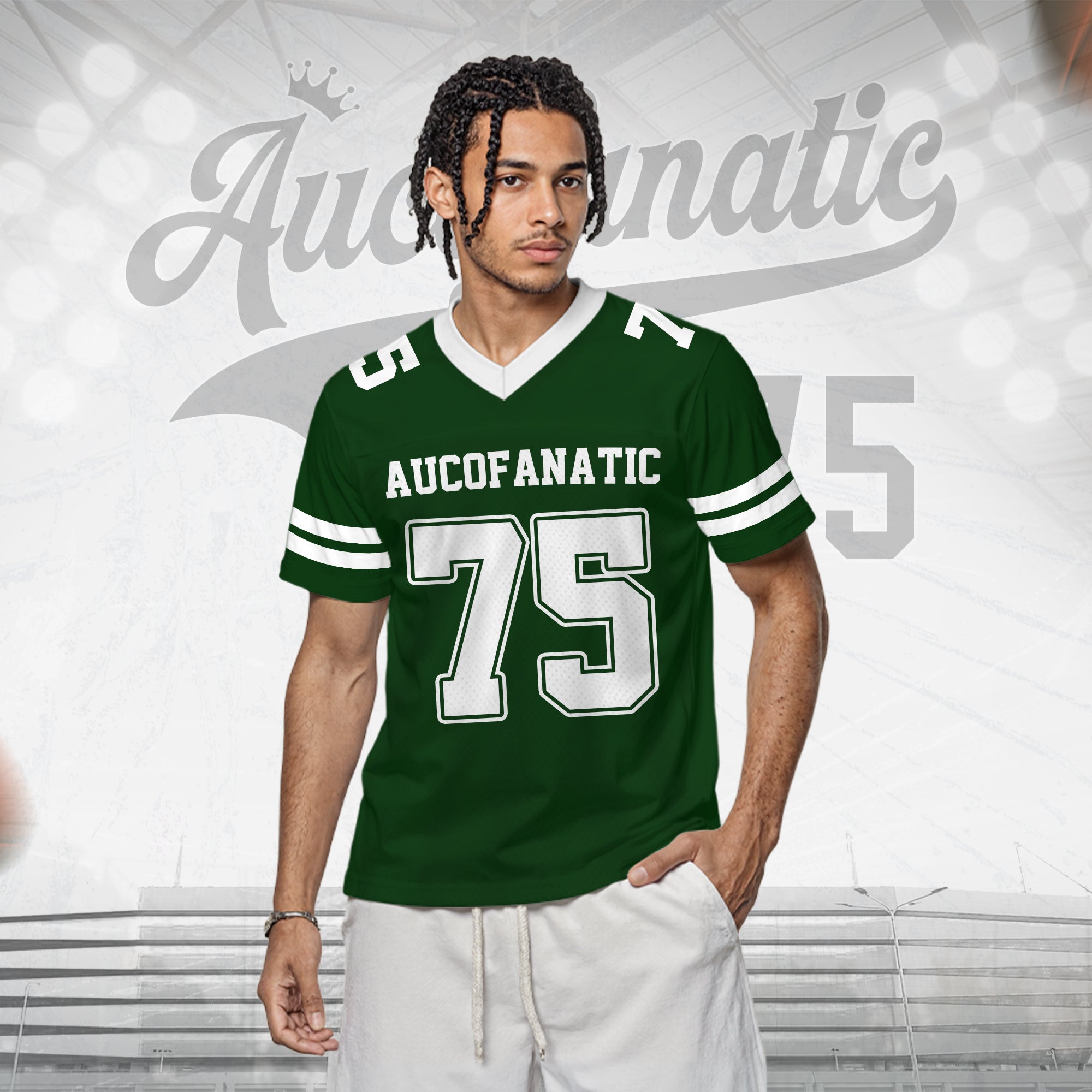Custom Green Football Jersey, Personalized Name Number Logo Football Jersey for Men Women