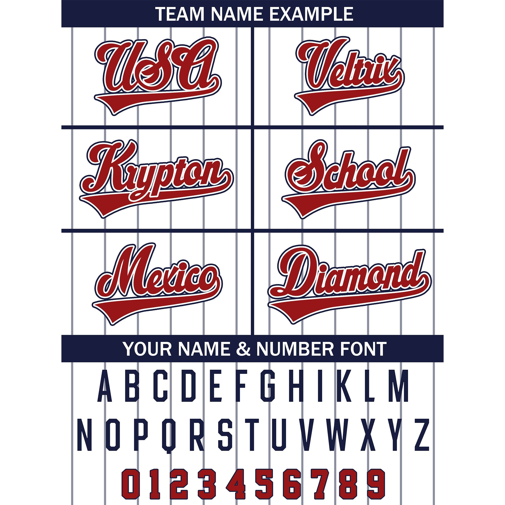 Custom Independence Pinstripe Classic July 4th White Baseball Jersey