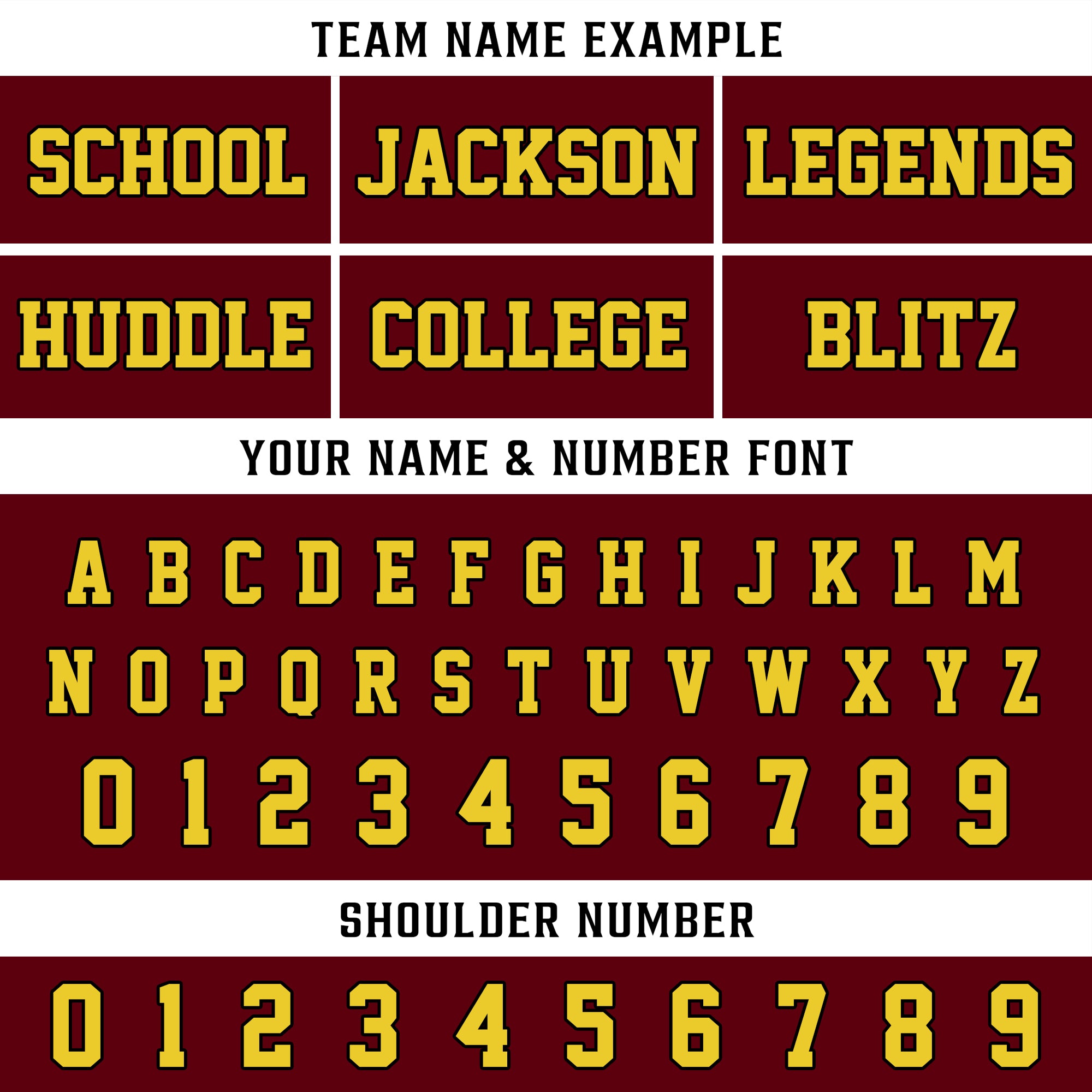 Custom Maroon Gold Football Jersey, Gift For Fan Football Team Shirt