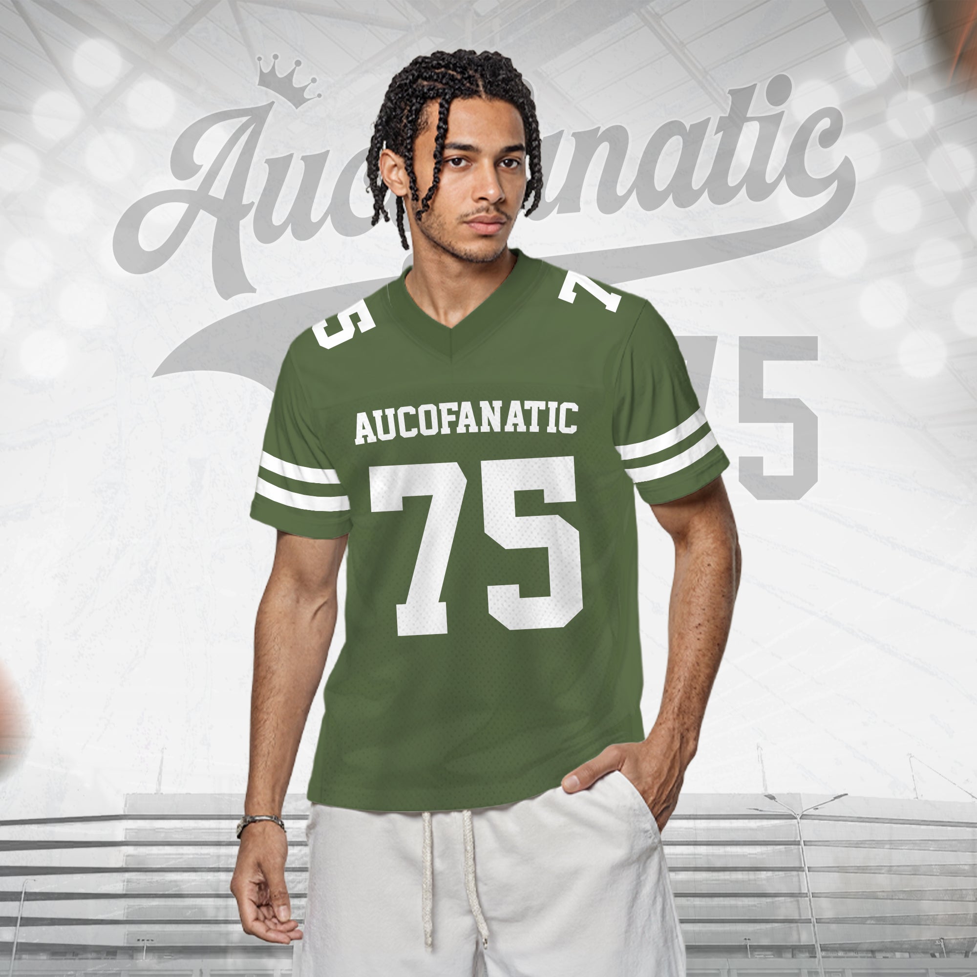 Custom Olive Green Football Jersey, Personalized Football Jersey Shirt For Adult Kid