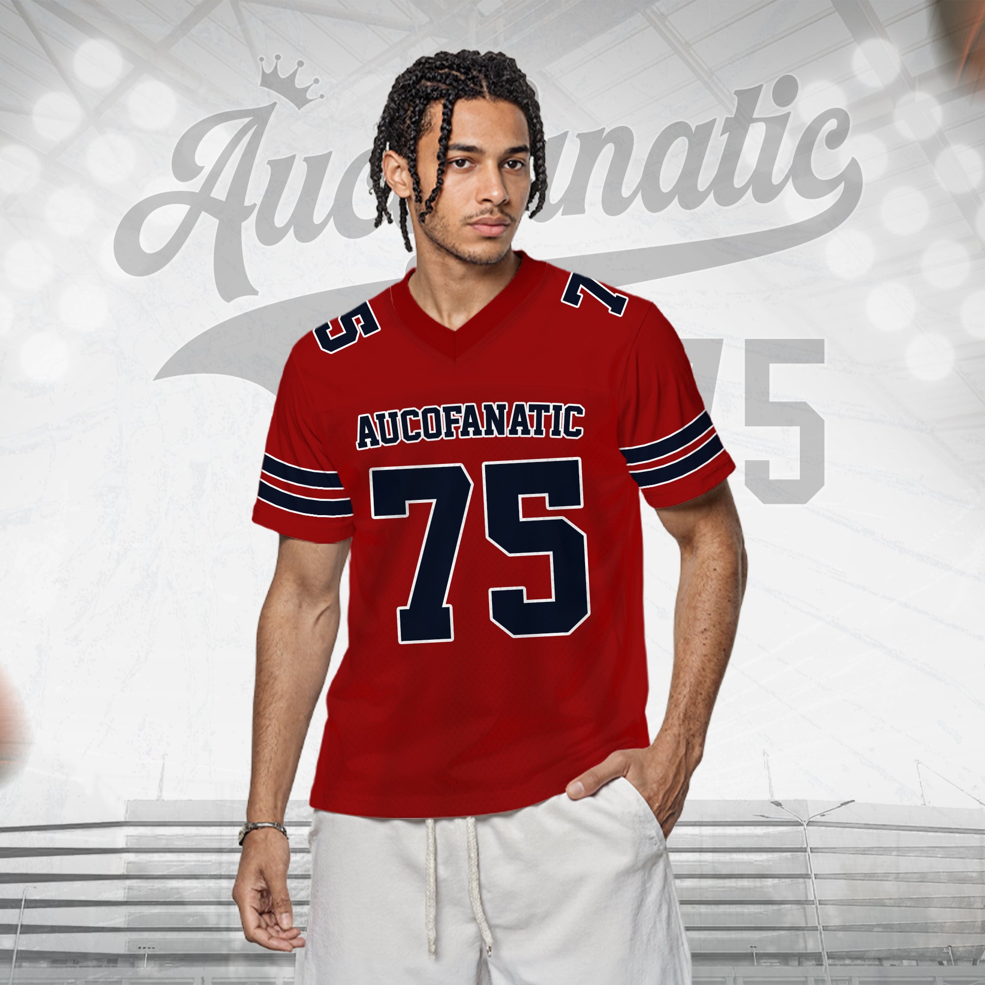 Custom Red Black Football Jersey, Custom Jersey Gift for Men Women Kid