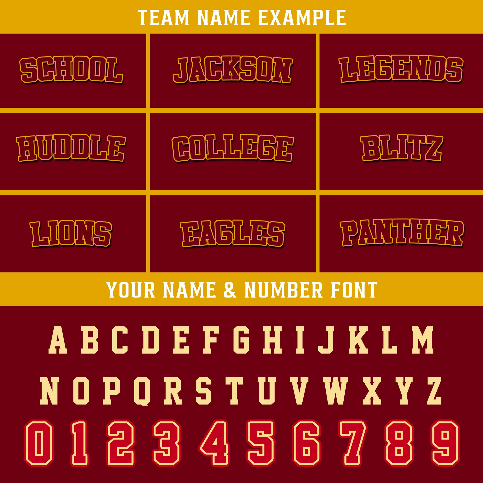 Custom Red Gold Chess Pattern Football Jersey, Game Day Outfit For American Football Fan