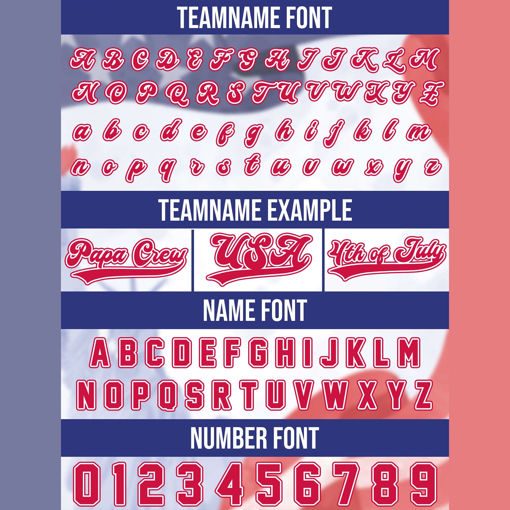 Custom USA July 4th Ice Cream Dream Baseball Jersey
