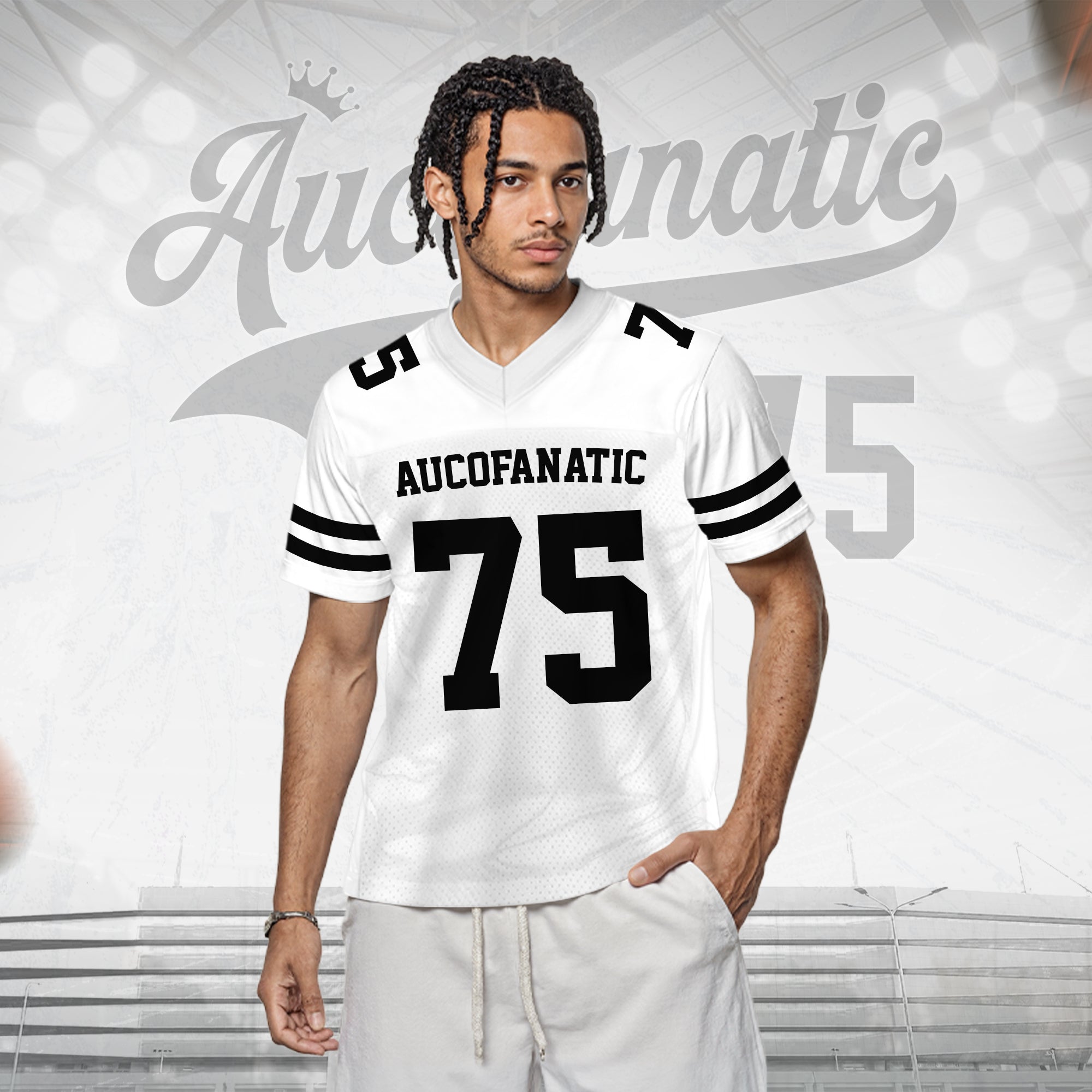 Custom White Black Football Jersey, Personalized Name Number  Logo Football Jerseys for Men Women Youth