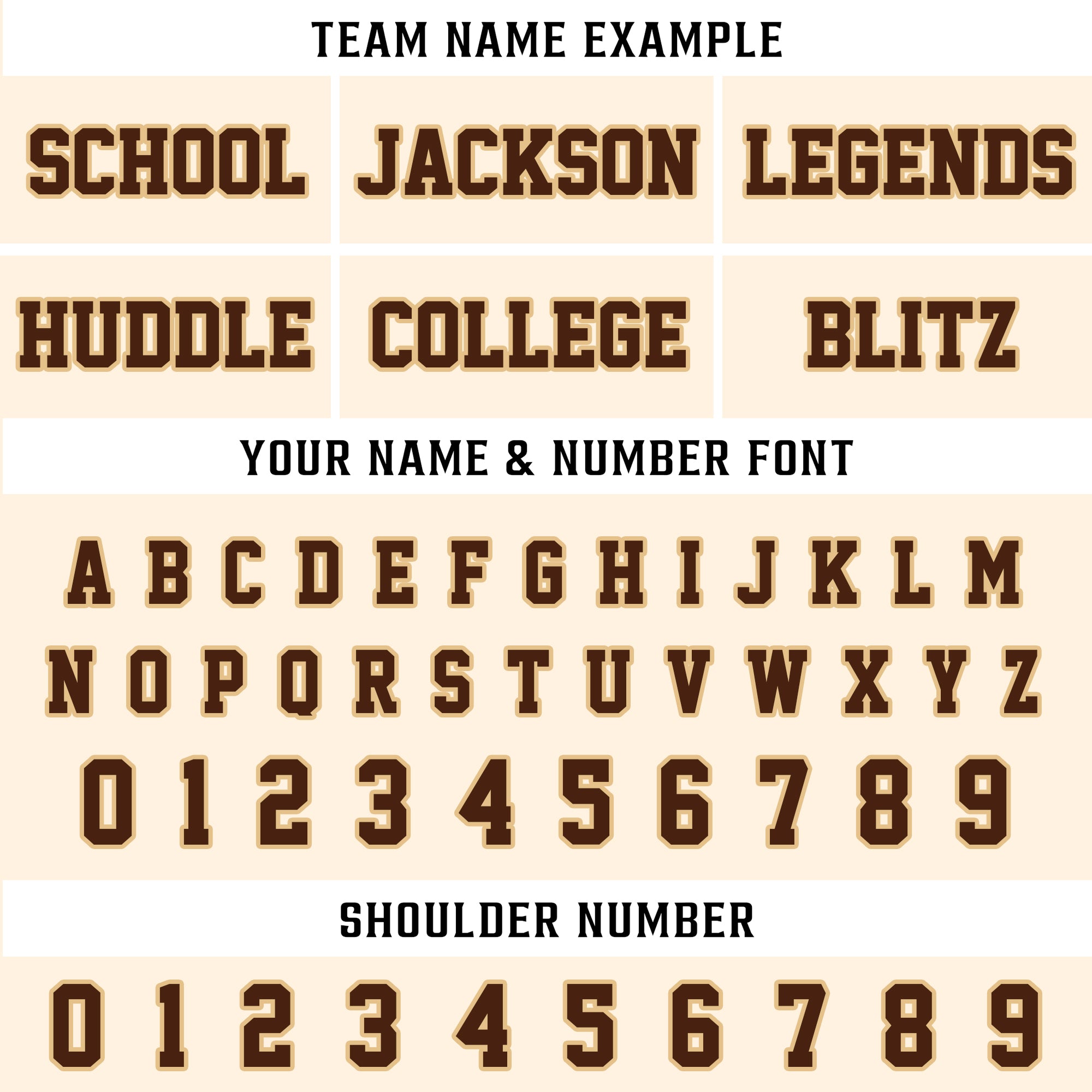 Custom White Brown Football Jersey, Personalized Football Jerseys For Men Women