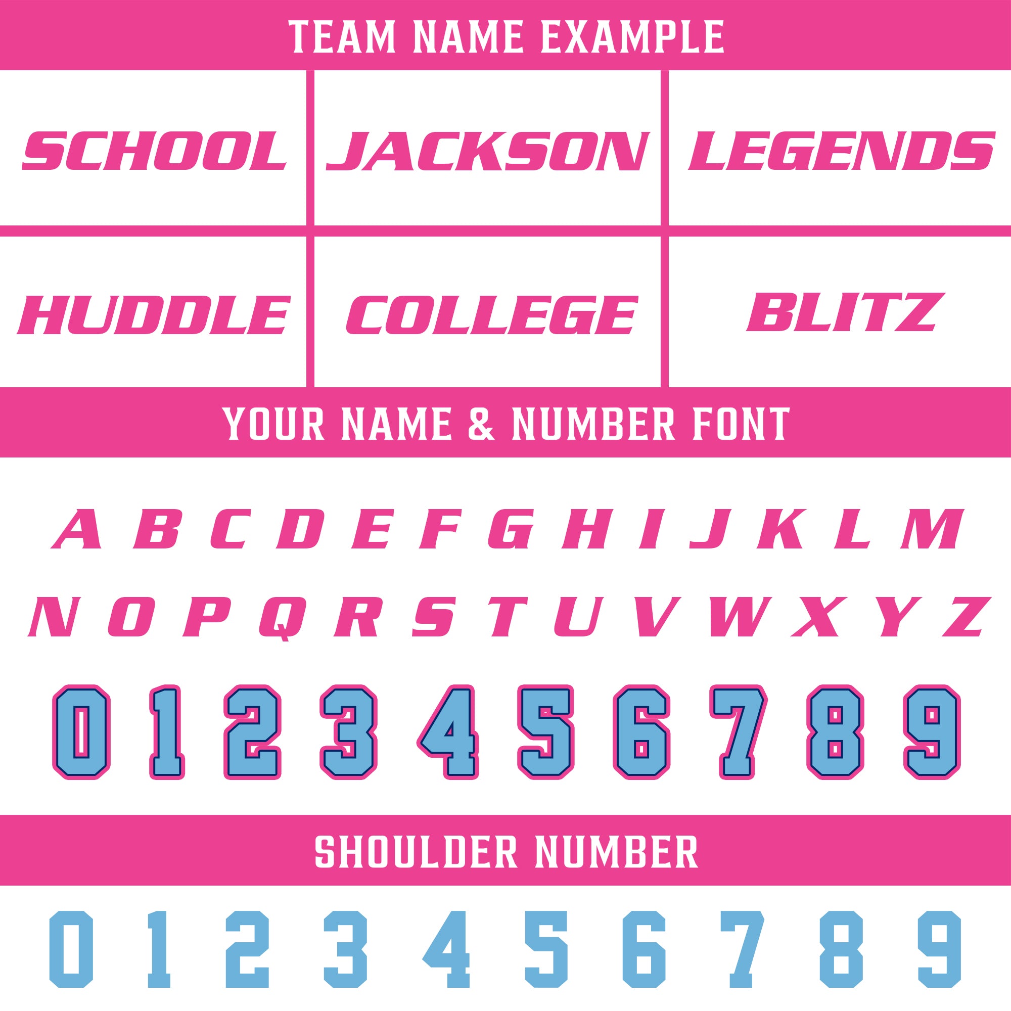 Custom White Pink Blue Football Jersey, Custom Football Jersey For Men Women Youth Kid