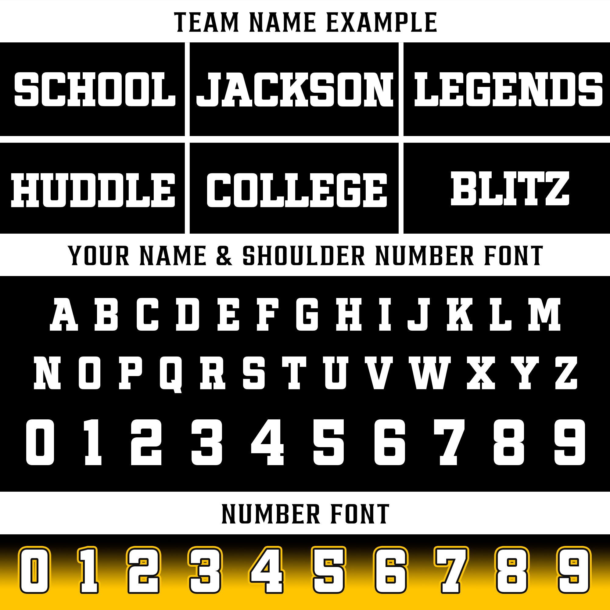 Custom Yellow Black Gradient Football Jersey, Personalized Team Name Number Football Jersey for Men Women Youth