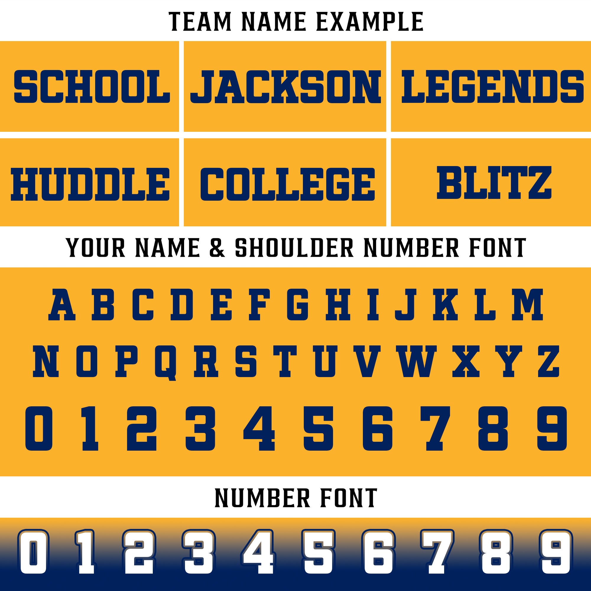 Custom Yellow Blue Gradient Football Jersey, Personalized Team Name Number Football Jersey for Men Women Youth