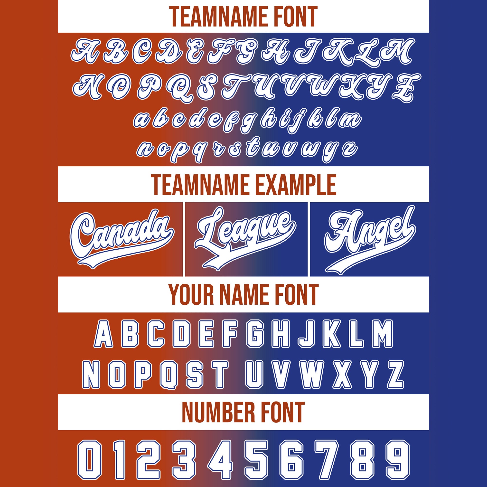 Custom Victory Split Fade Gradient Baseball Jersey