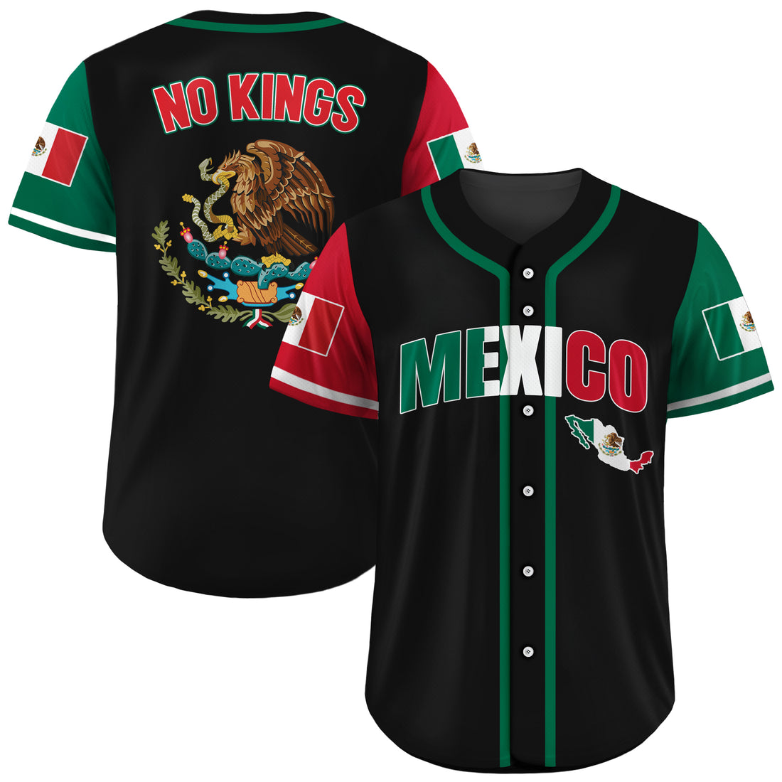 Jersey de Béisbol NO KINGS Orgullo Mexicano