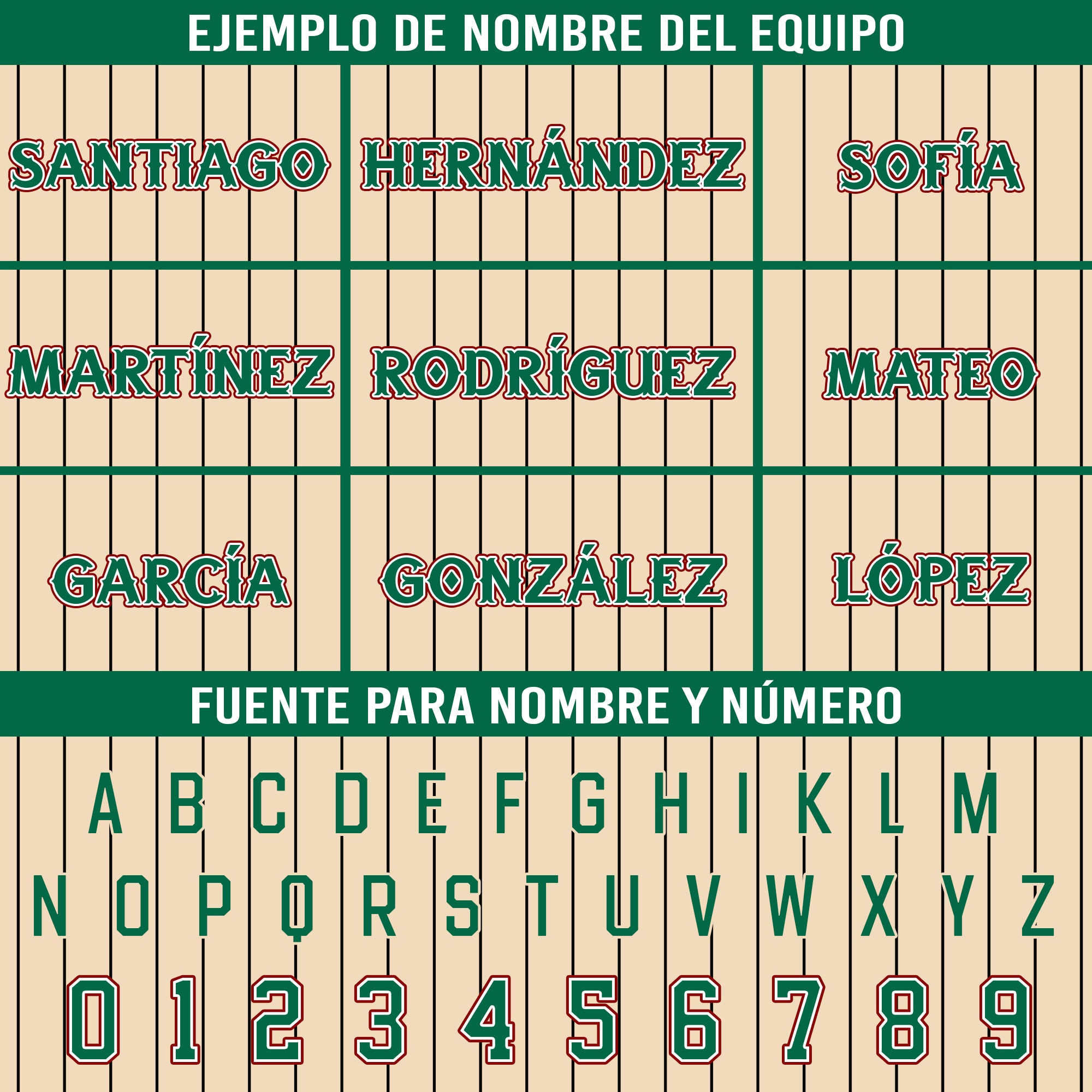 Jersey de Béisbol Personalizado de México Beige con Rayas para Hombre, Mujer y Juvenil