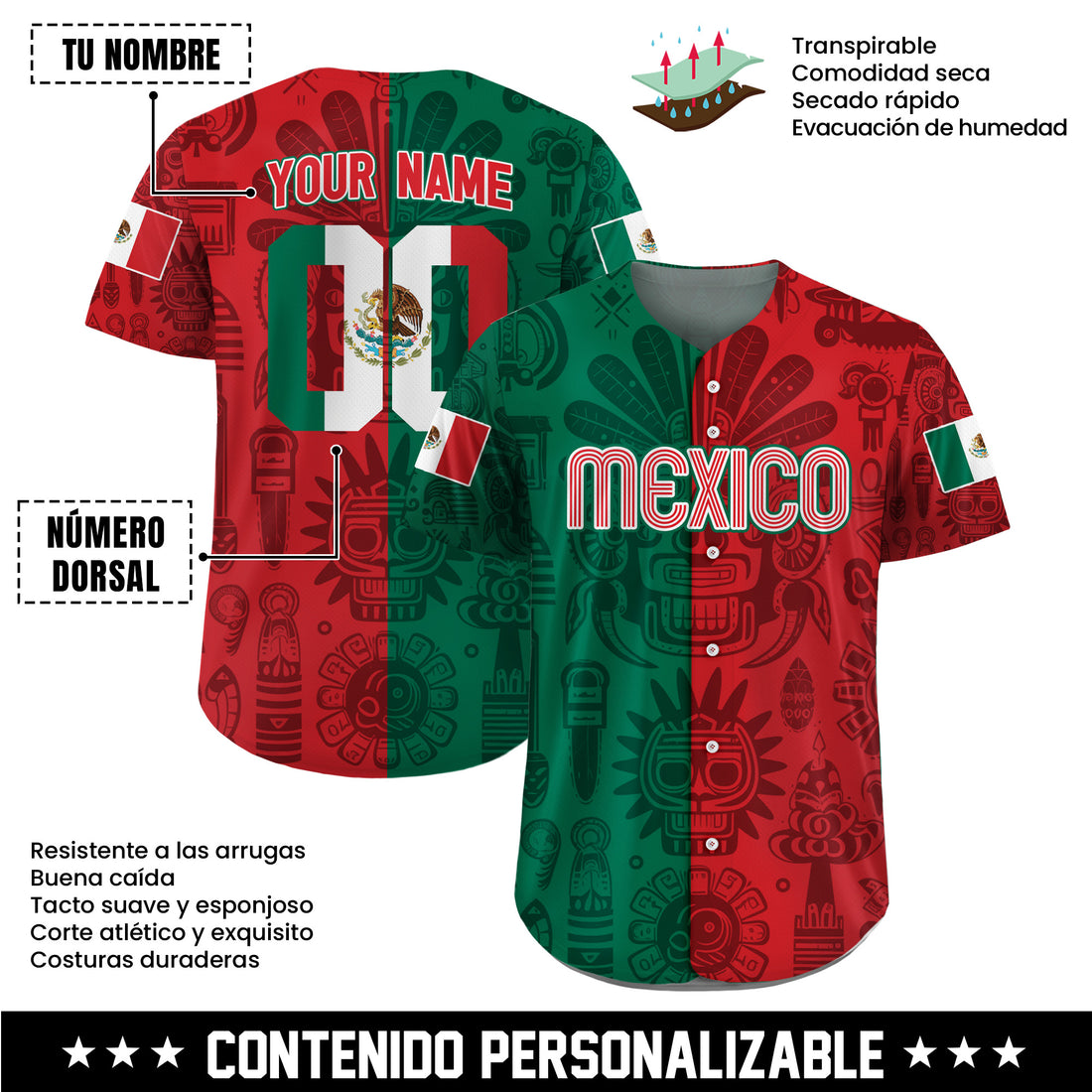 Jersey de Béisbol Personalizado Orgullo Águila
