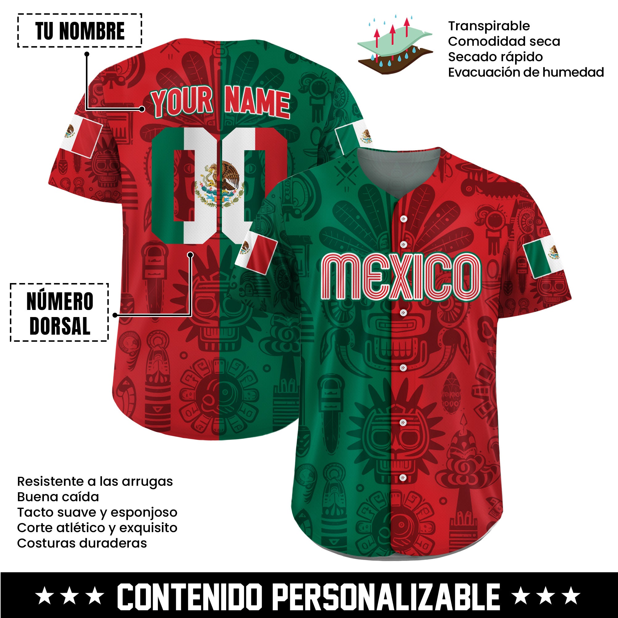 Jersey de Béisbol Personalizado Orgullo Águila