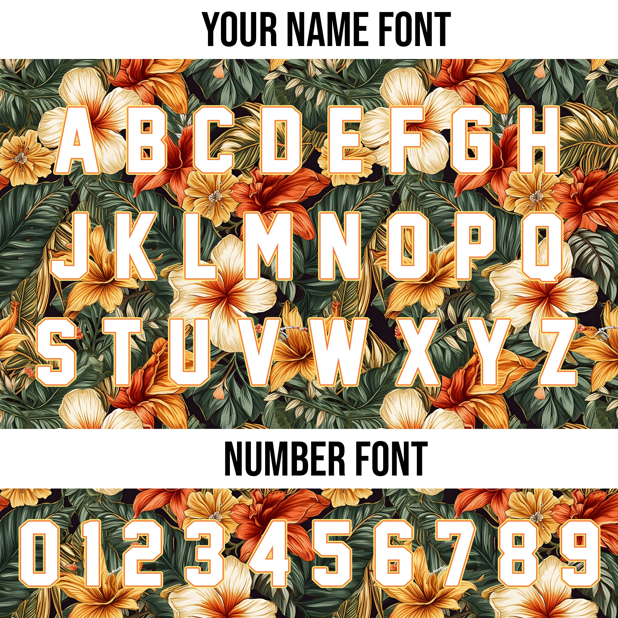 Personalized Autumn Hibiscus Hawaiian Baseball Jersey