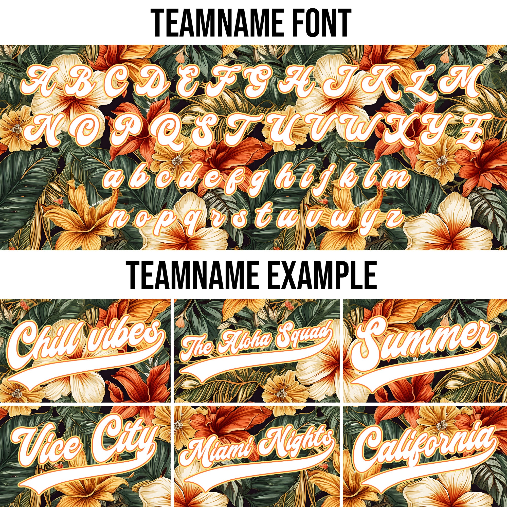 Personalized Autumn Hibiscus Hawaiian Baseball Jersey