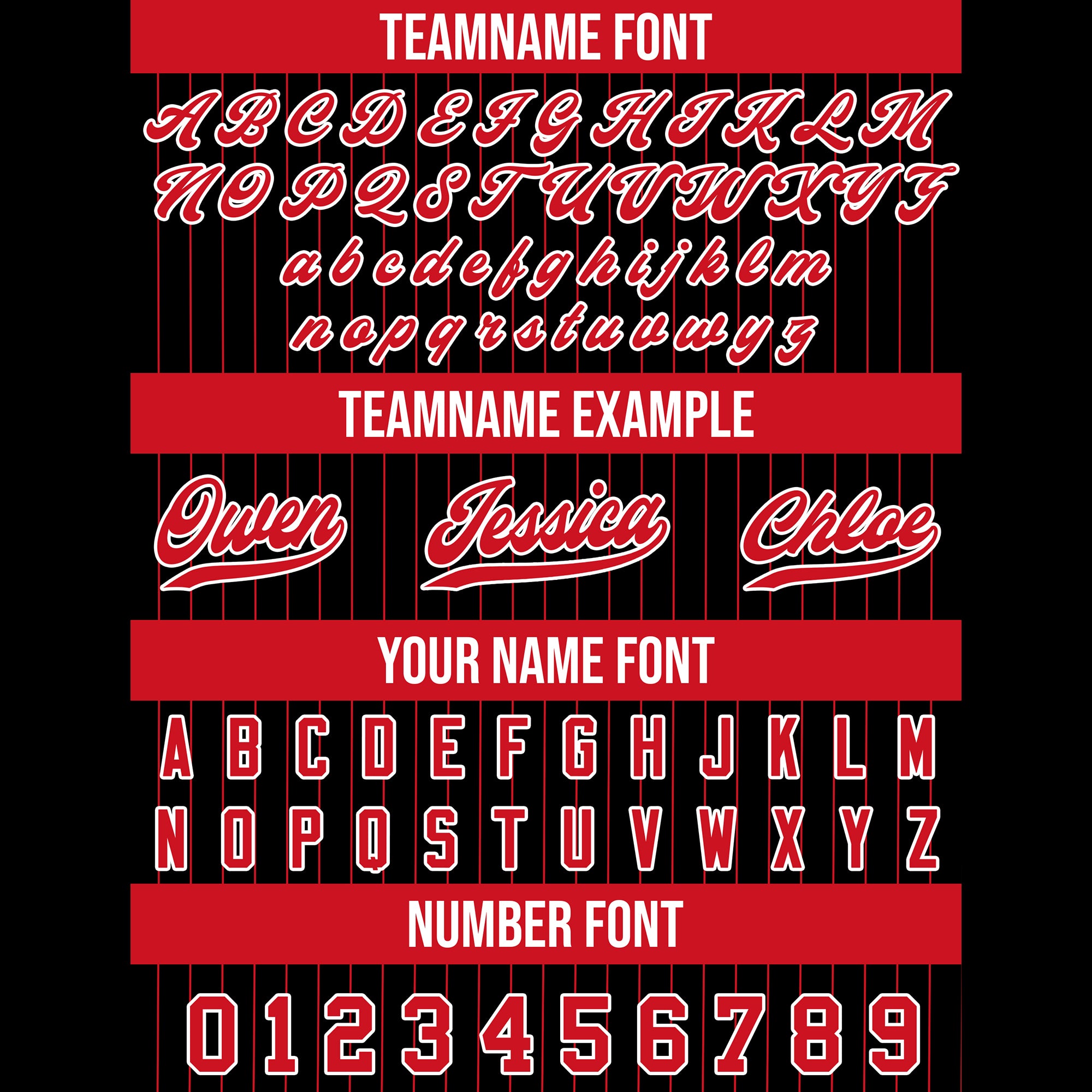 Personalized Black Striped Red Accents Baseball Jersey