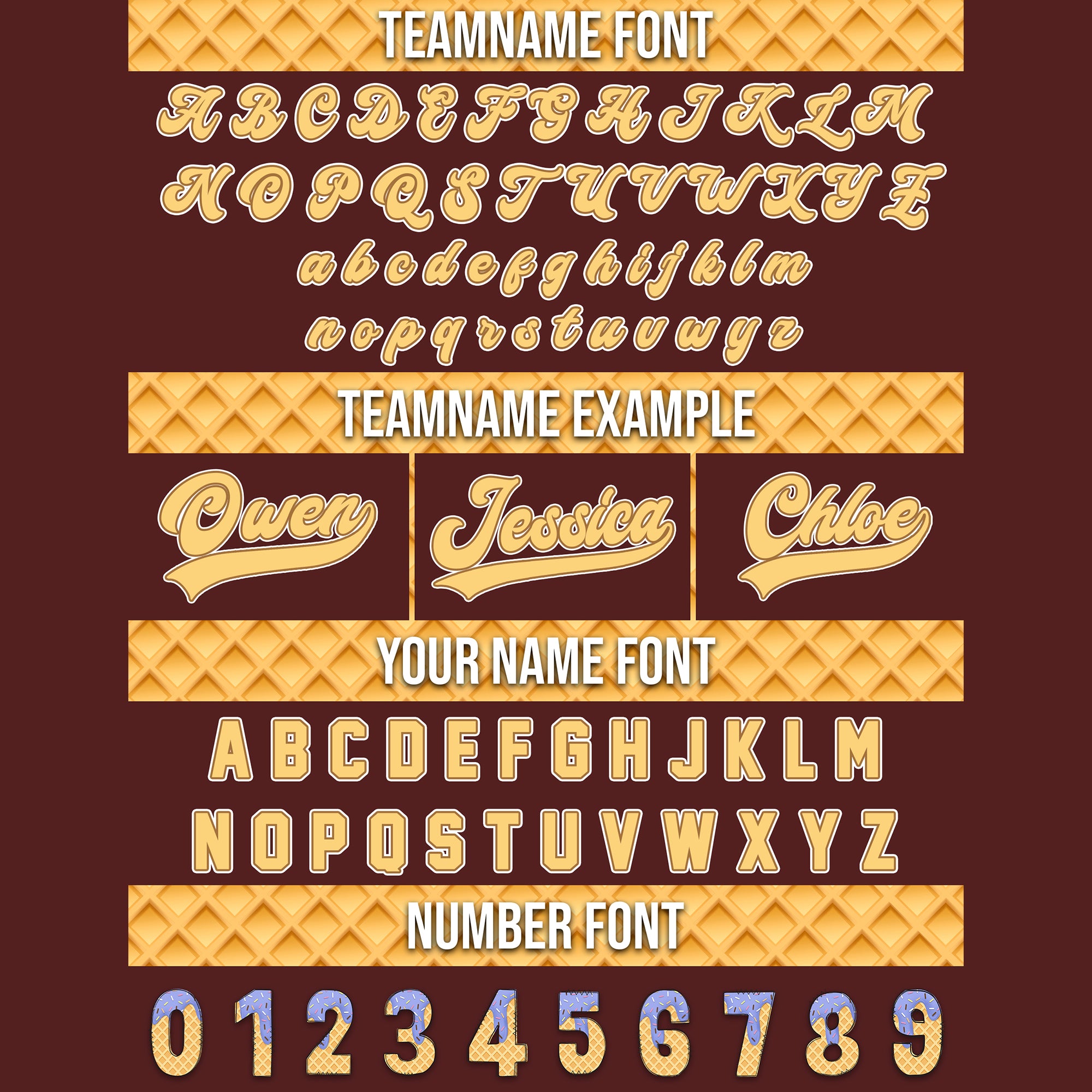 Personalized Chocolate Drip Sprinkle Baseball Jersey