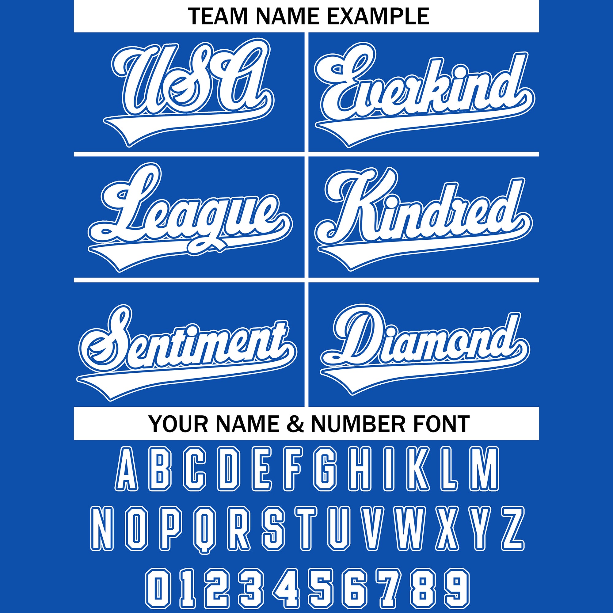 Personalized Classic Royal Blue White Baseball Jersey