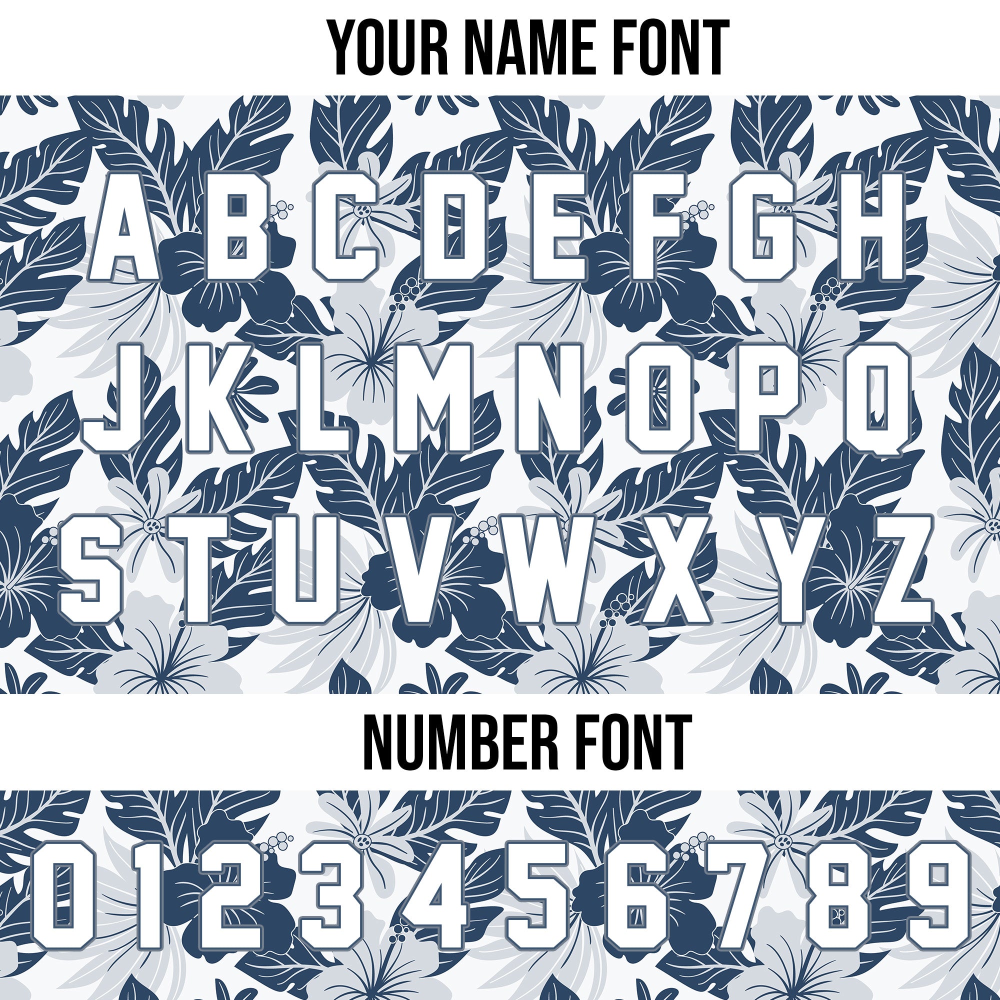 Personalized Monochrome Hibiscus Hawaiian Baseball Jersey