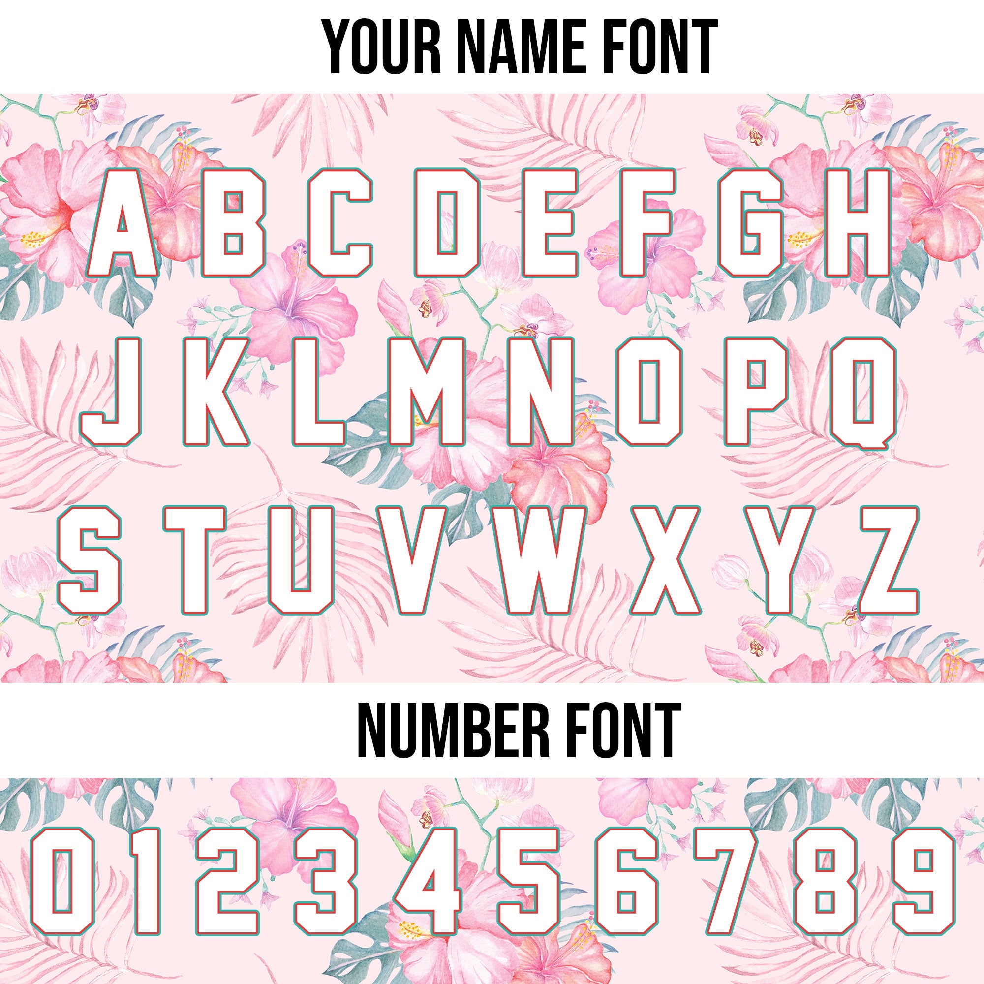 Personalized Pastel Pink Hibiscus Hawaiian Baseball Jersey