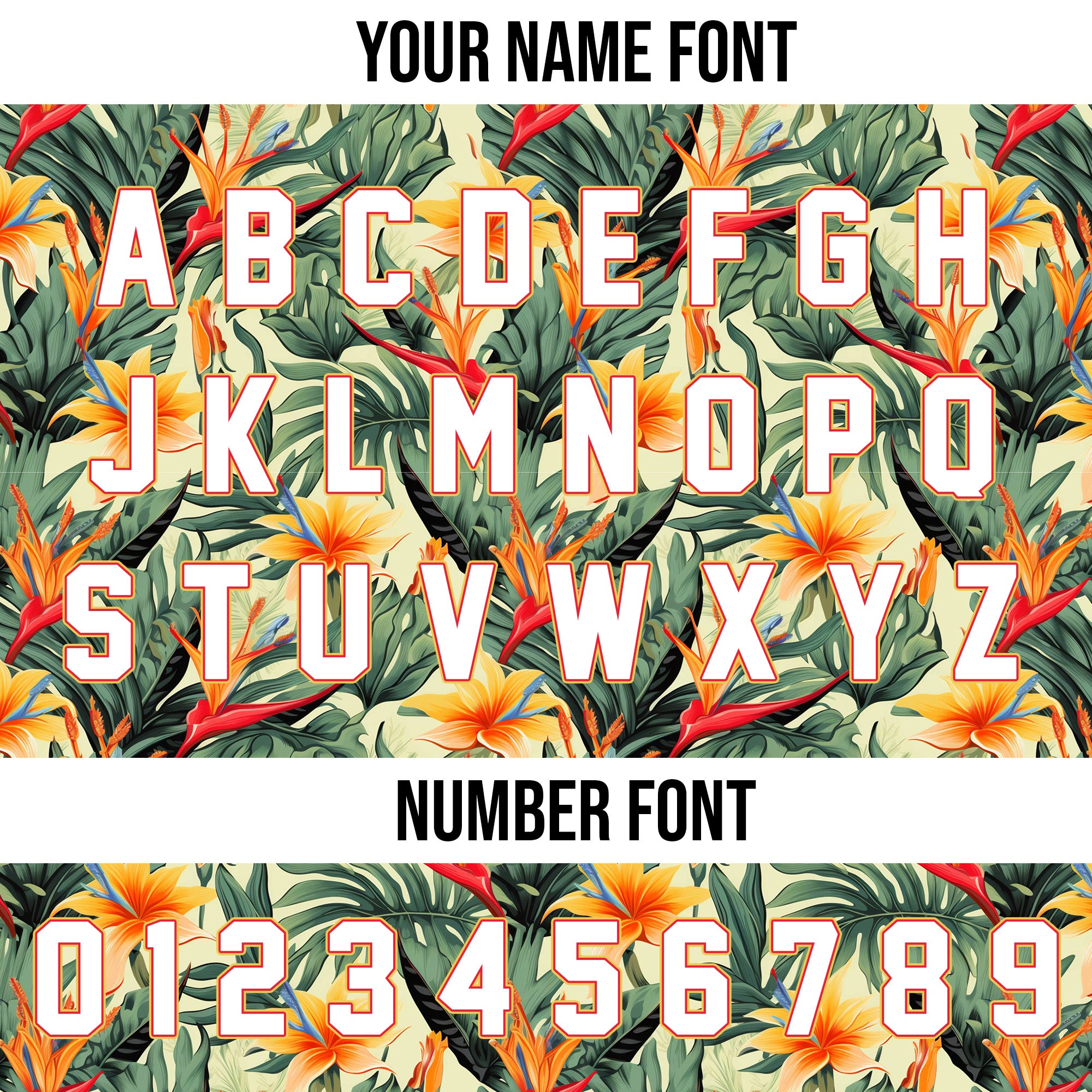 Personalized Tropical Bird of Paradise Hawaiian Baseball Jersey