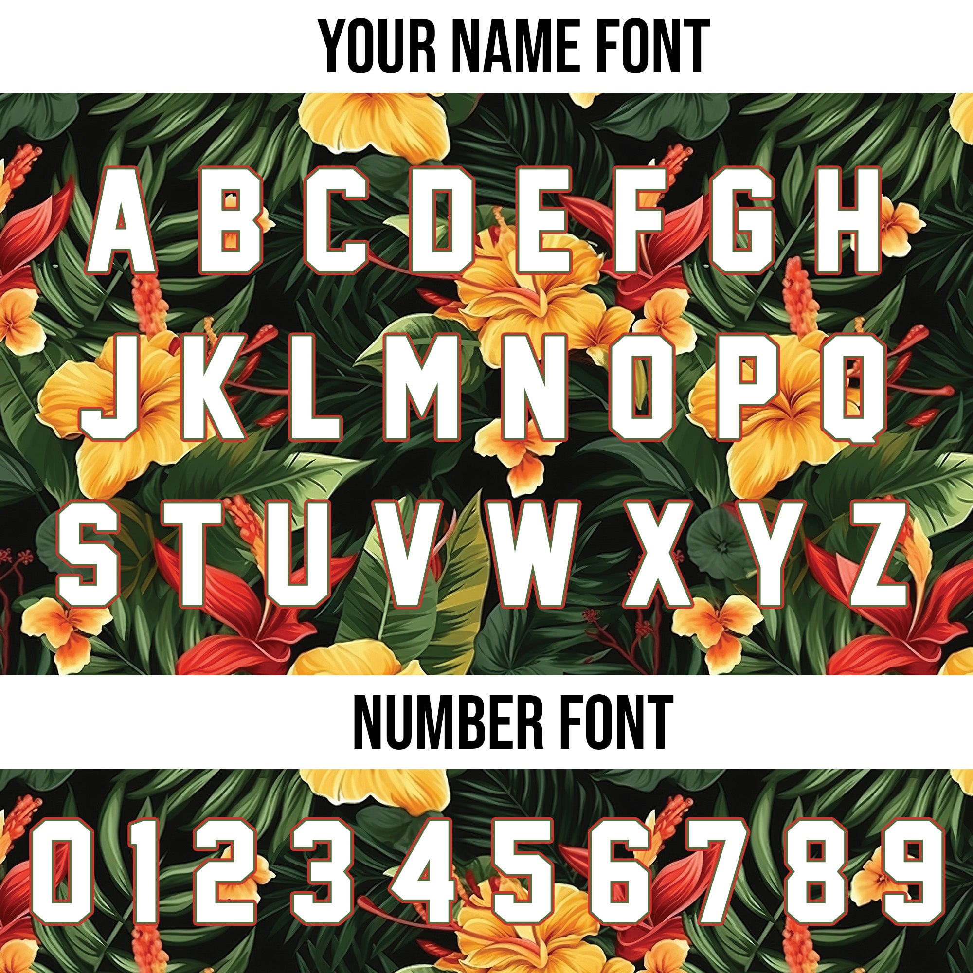 Personalized Tropical Hibiscus Hawaiian Baseball Jersey