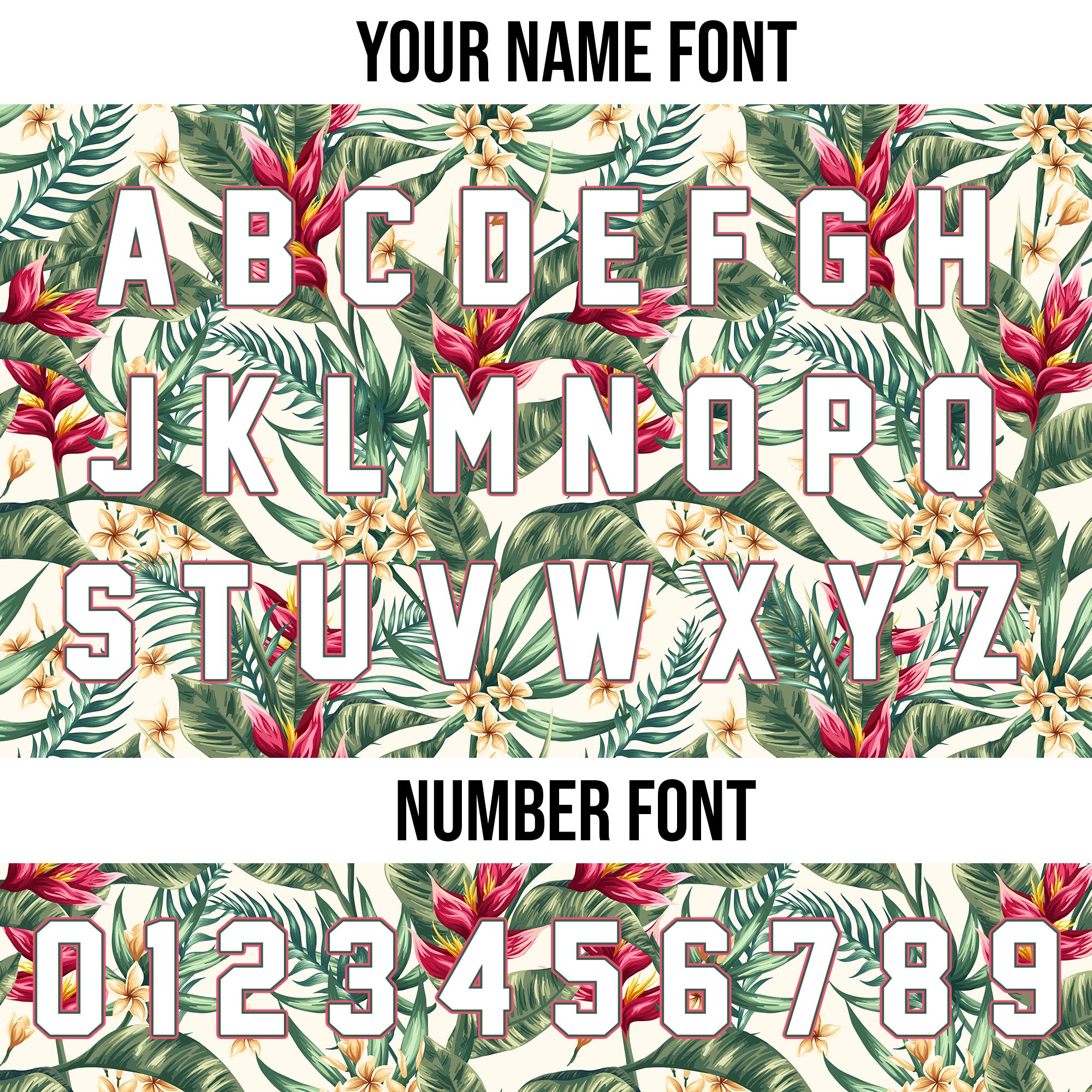 Personalized Tropical Paradise Hawaiian Baseball Jersey