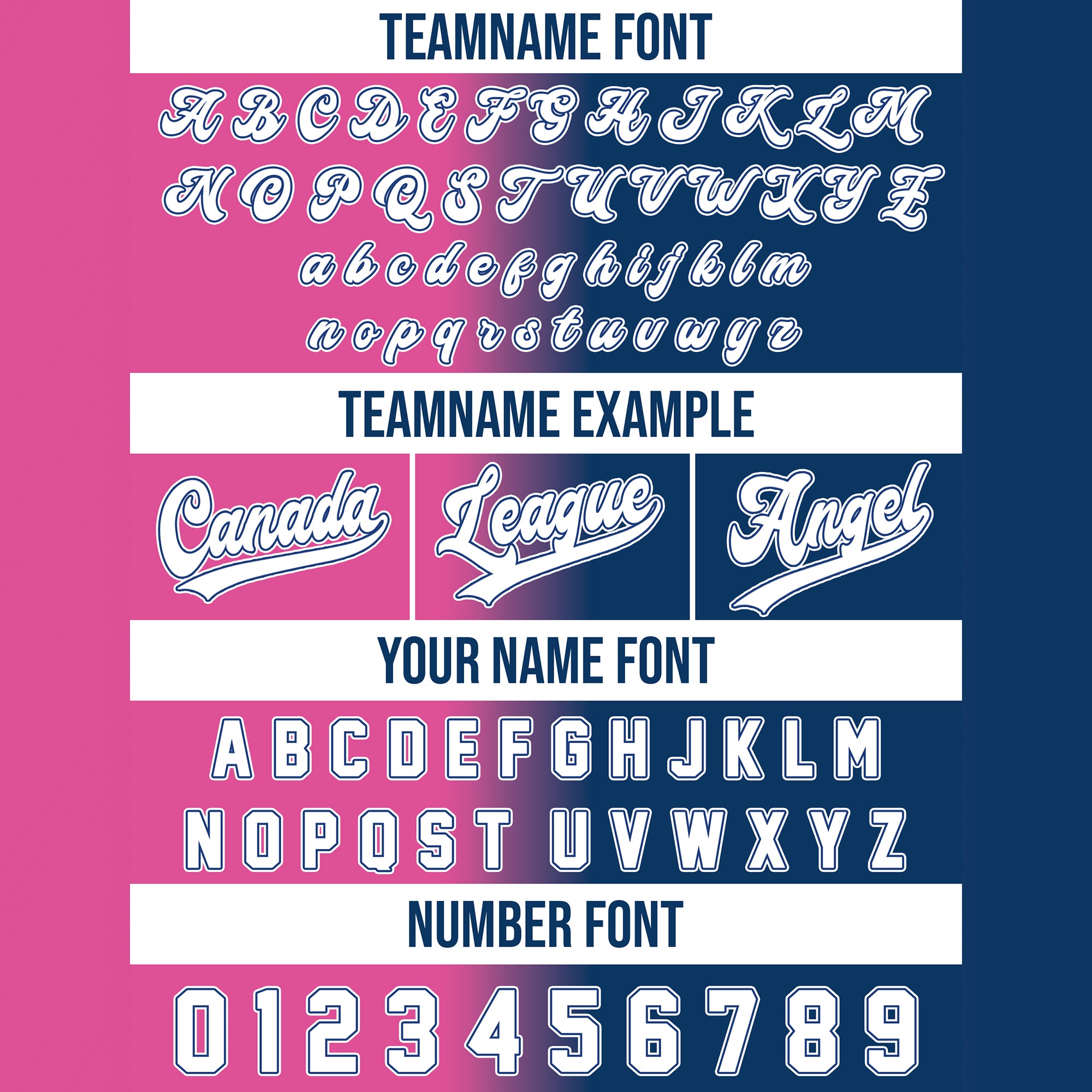 Custom Bubblegum Navy Split Gradient Baseball Jersey