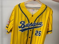Custom Yellow Black Striped Baseball Jersey